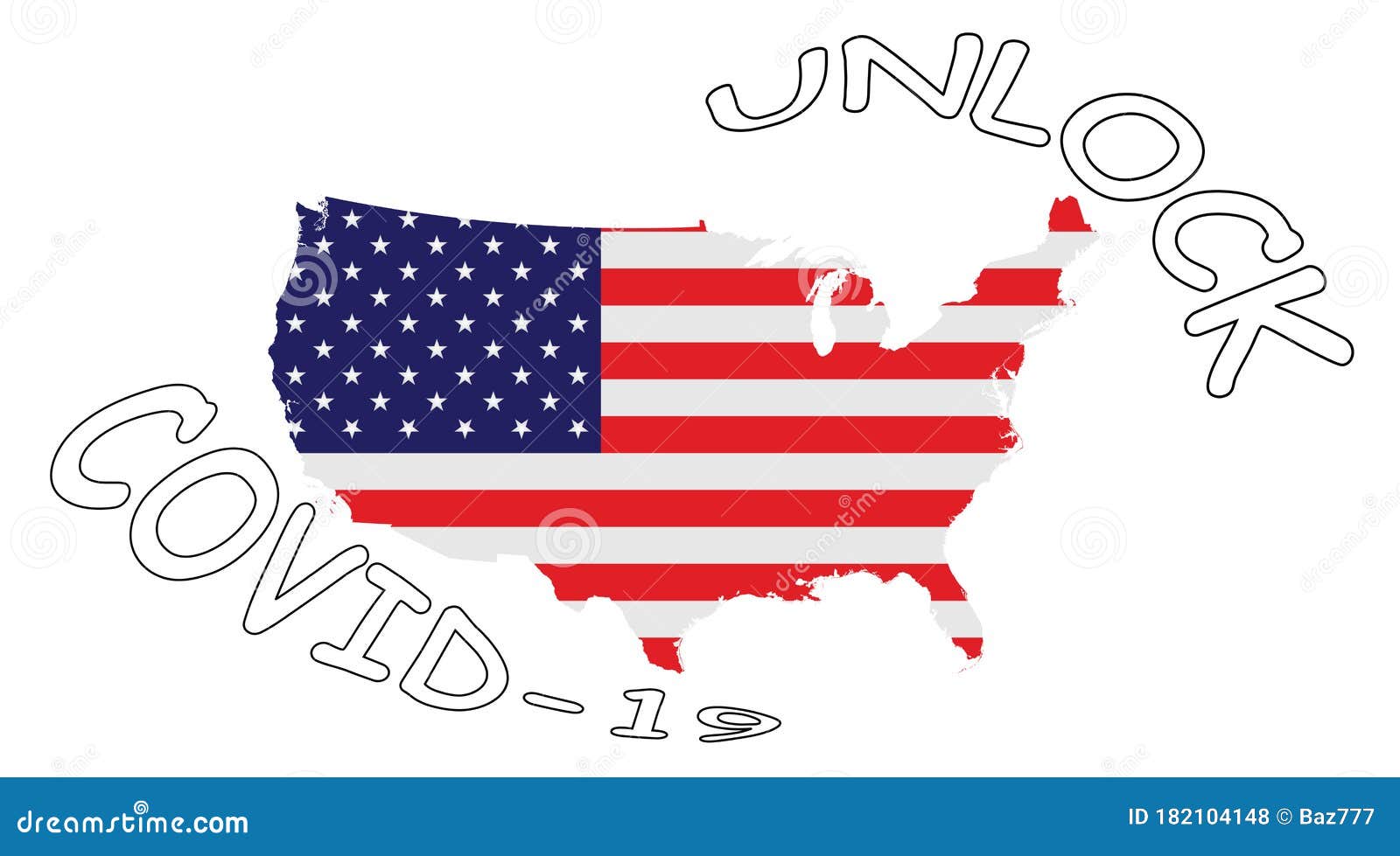 Social Restrictions Word Blocks Royalty-Free Stock Photo