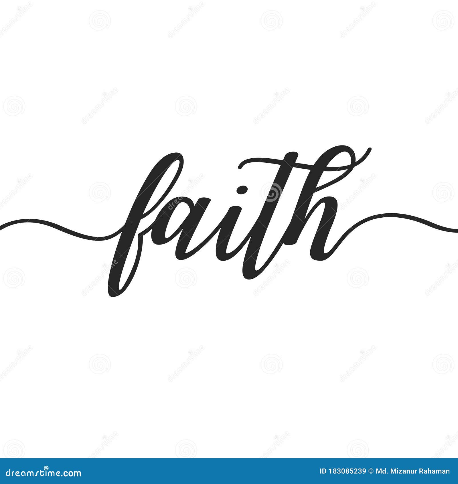 faith word art