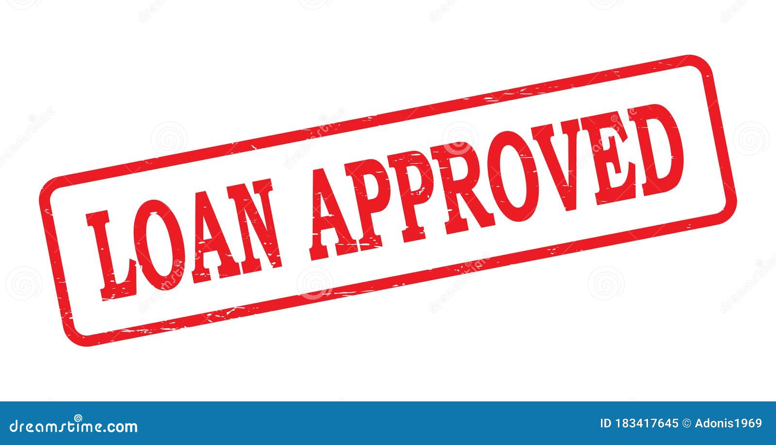 Loan approved stamp stock illustration. Illustration of borrow - 183417645