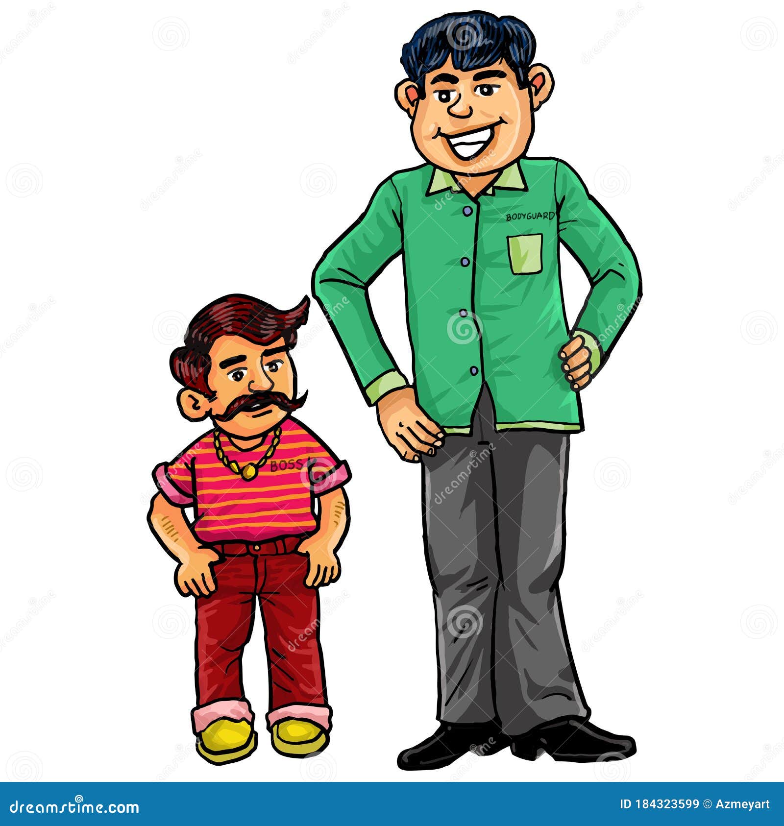 Tall Kid Vector Illustration | CartoonDealer.com #1673538