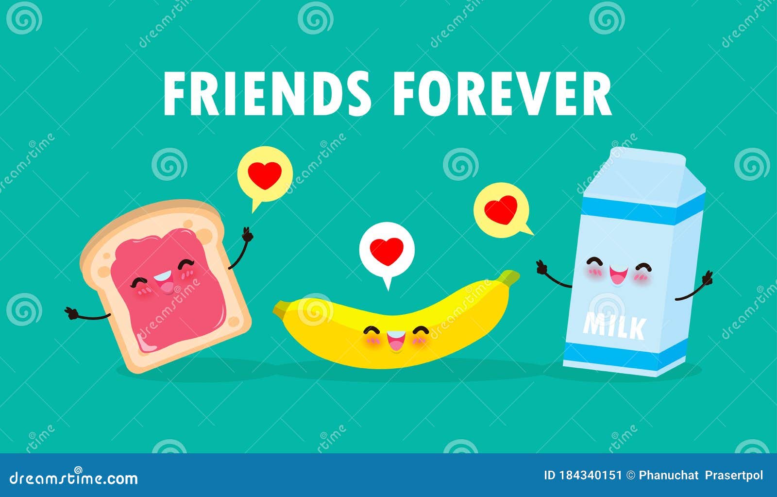 Cute Cartoon Happy Toast and Milk with Banana, Breakfast Funny Characters Best Friends Concept Food and Drink with Friends Forever Stock Vector - Illustration of character, coffee: 184340151 Cute Cartoon Happy Toast and Milk with Banana, Breakfast Funny Characters Best Friends Concept Food and Drink with Friends Forever Stock Vector - Illustration of character, coffee: 184340151