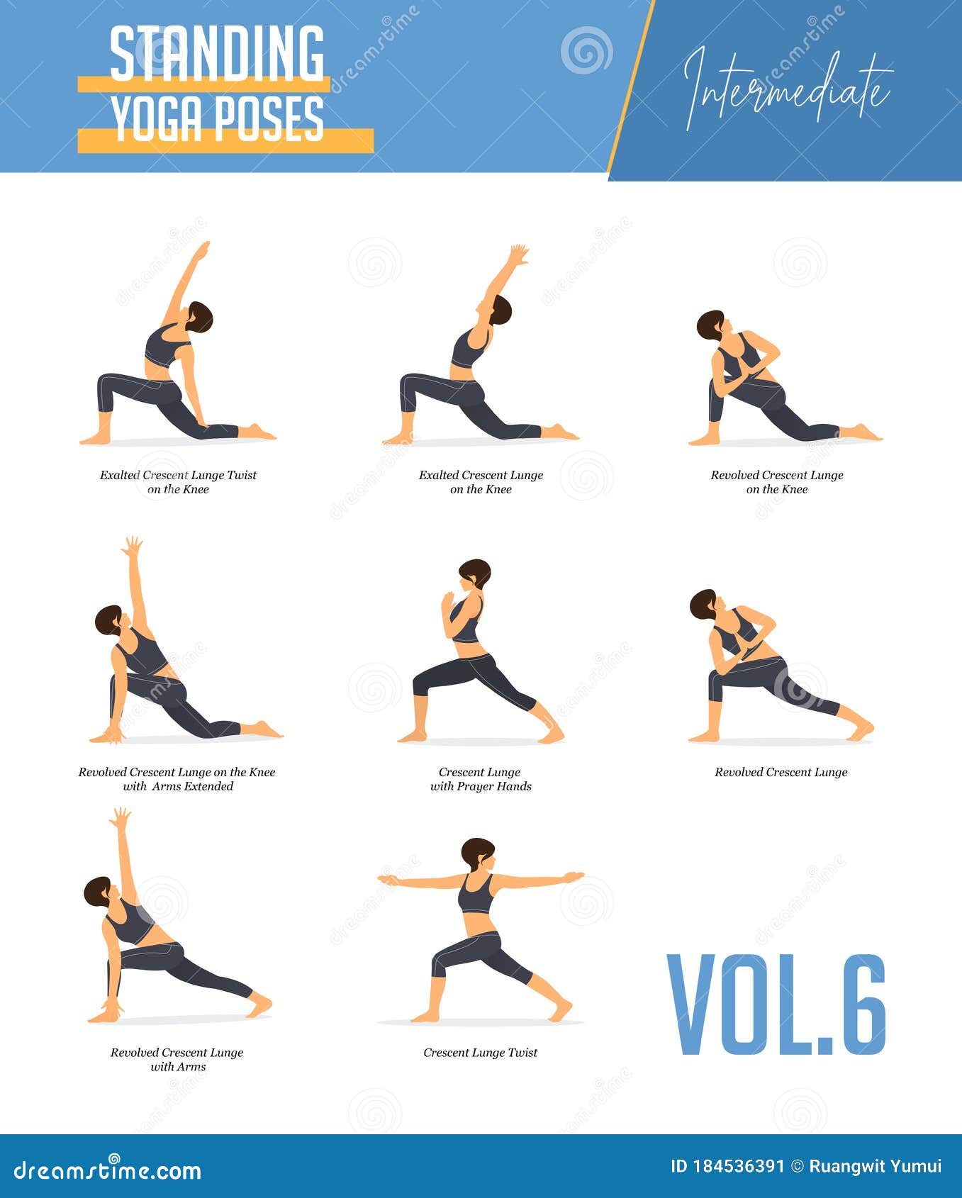 People Stretching And Holding Yoga Poses High-Res Vector Graphic - Getty  Images