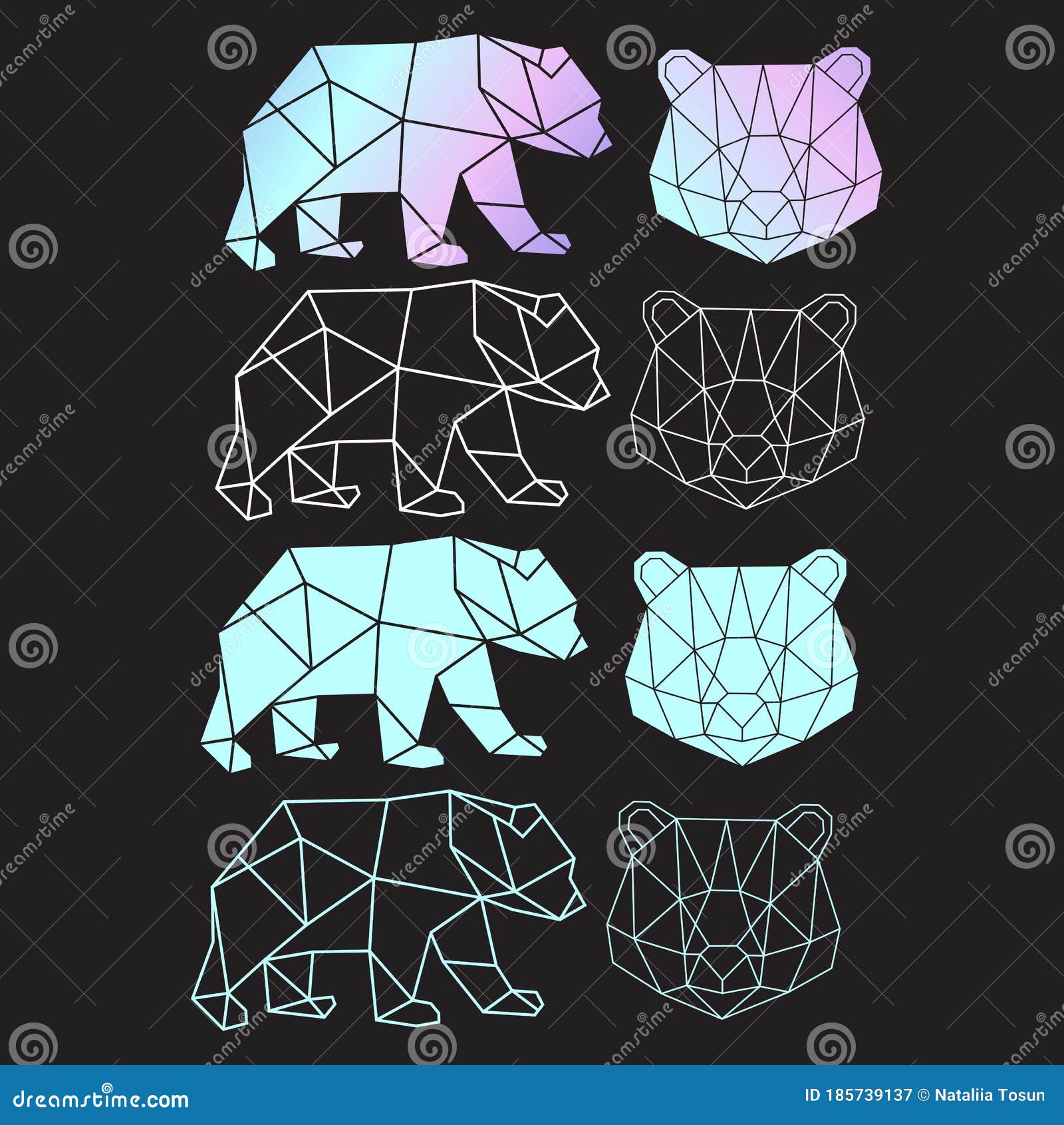Hamster Line Illustration Geometric Abstract Animal Stock Vector (Royalty  Free) 1816827095 | Shutterstock