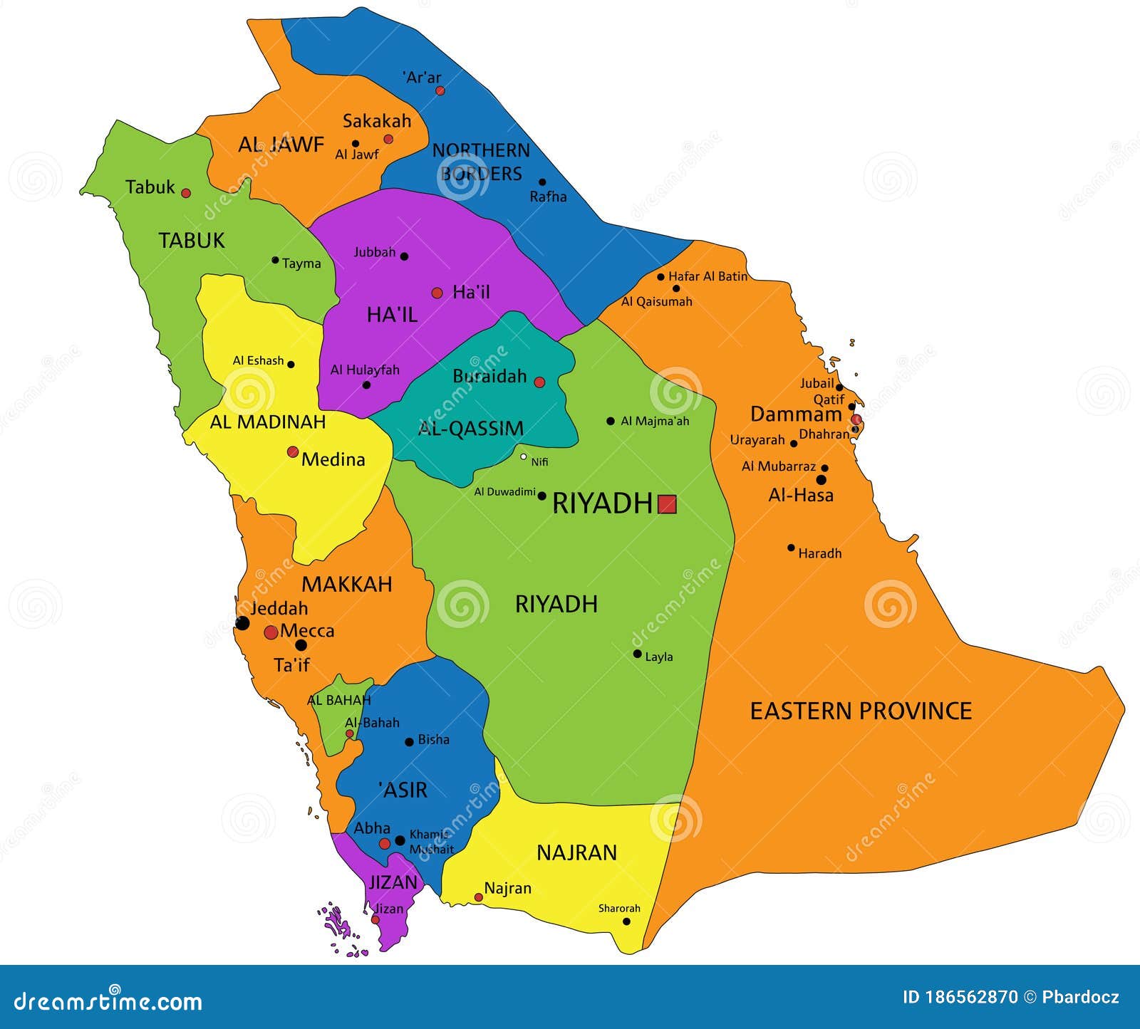 south arabia map