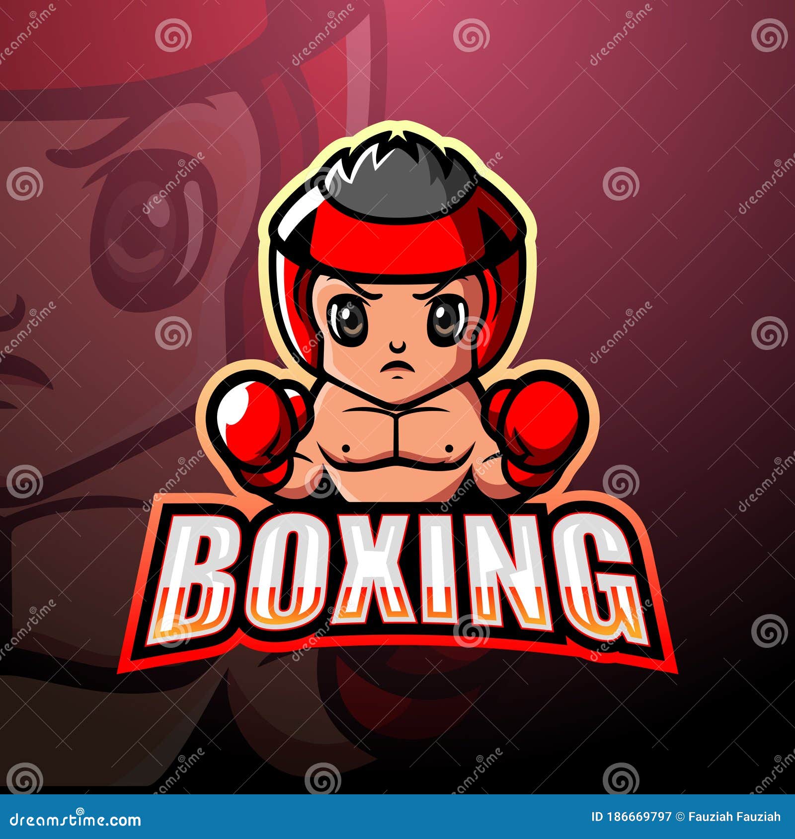 Boxer mascot logo design. Fighters boxing club vector illustration. Logo  illustration for mascot or symbol and identity, emblem sports or e-sports  gaming team 8932240 Vector Art at Vecteezy