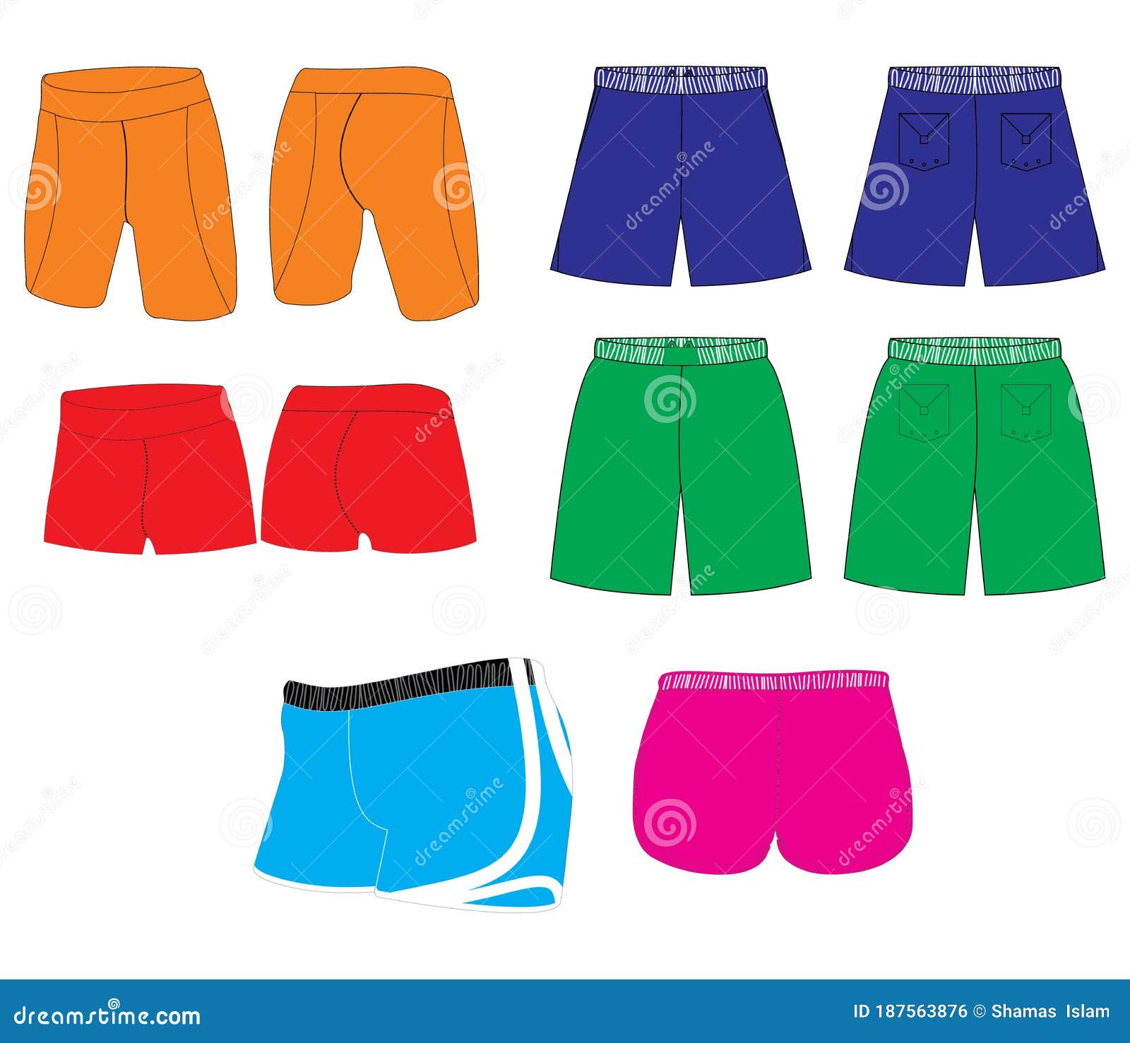 Custom Design Basketball Sports Shorts Designs Illustration Templates ...