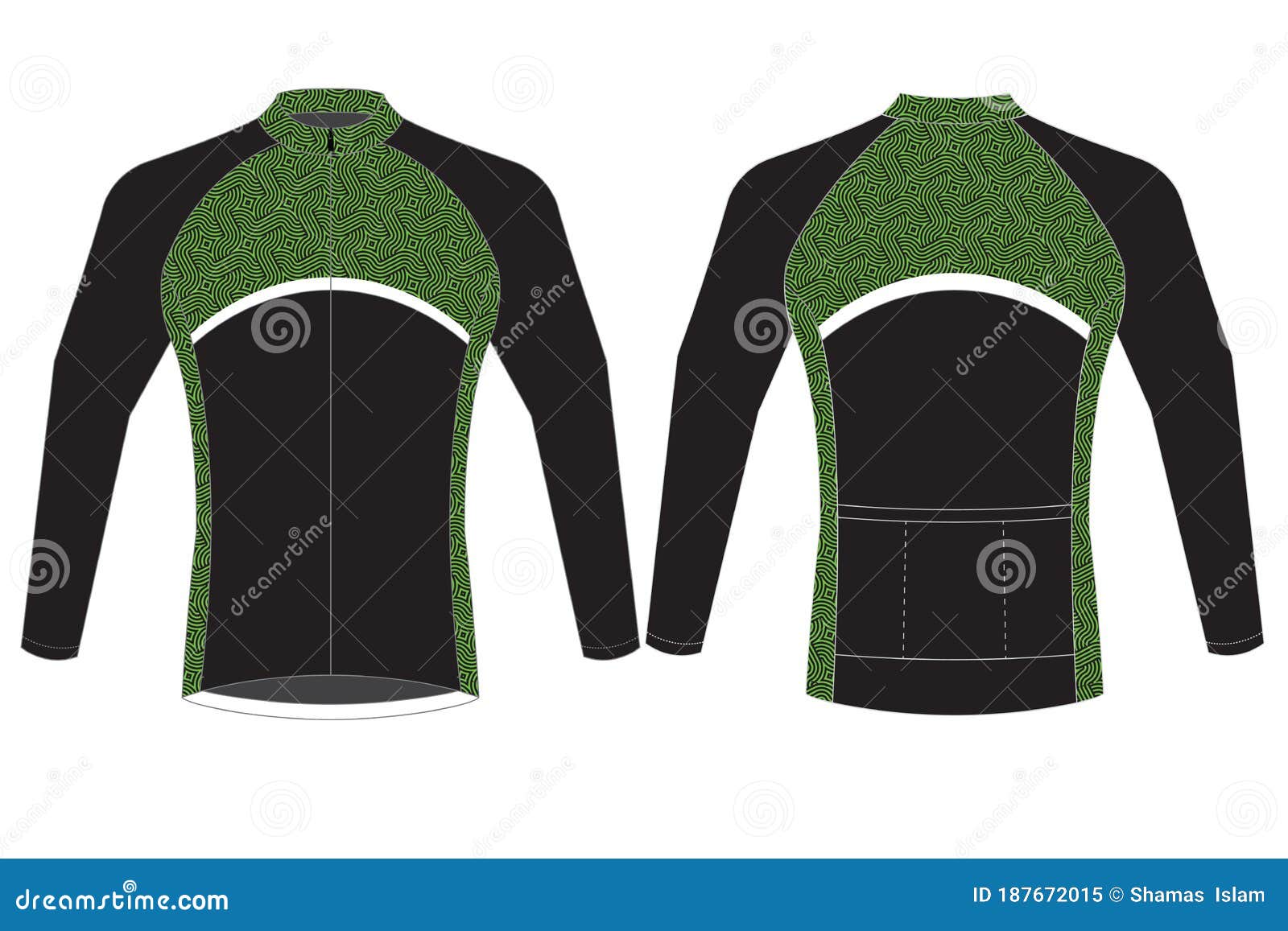 Download Custom Design Full Sleeve Cycling Jersey Mock Ups Stock ...