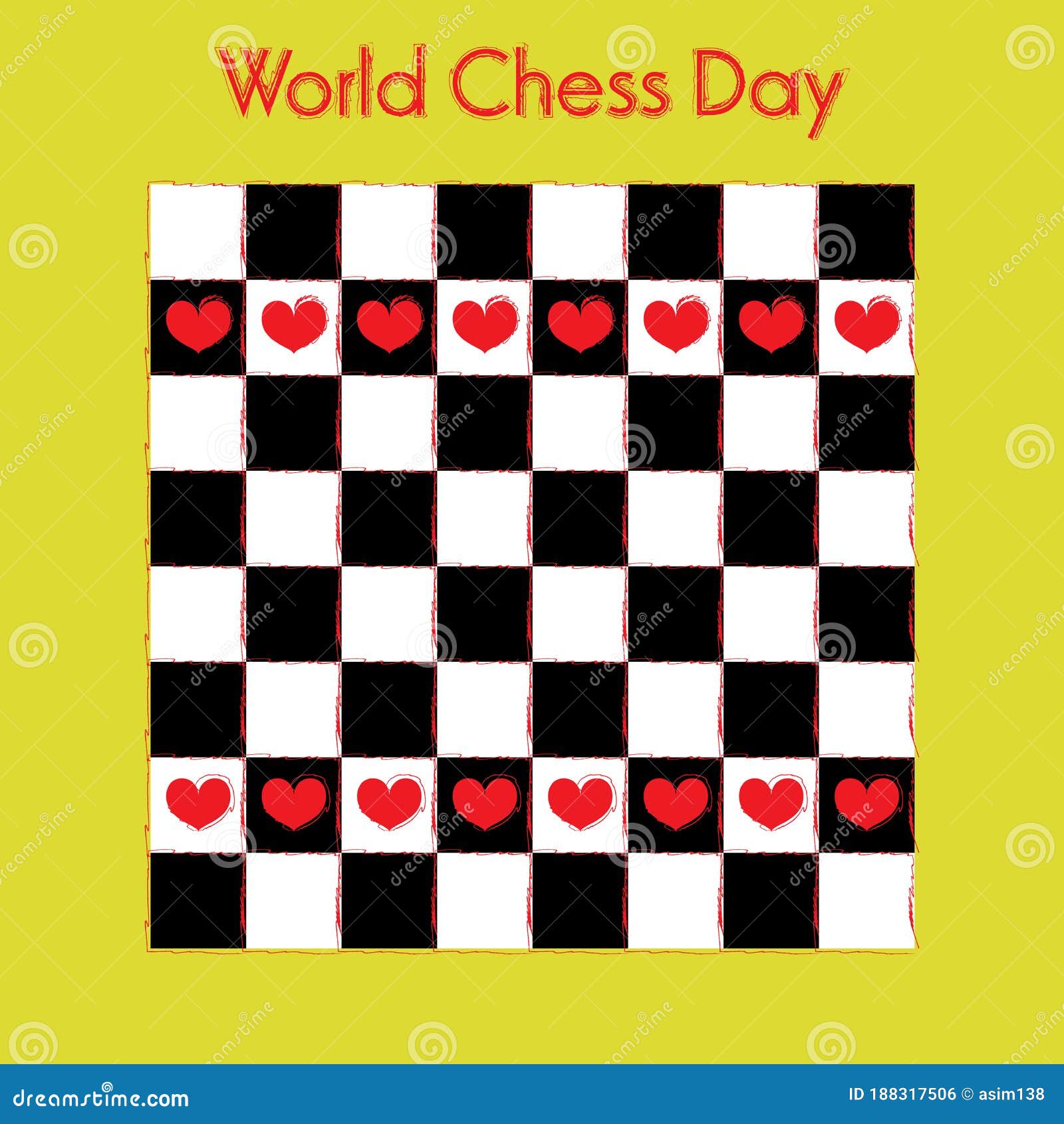 An hand drawn vector picture from series: The World's Great Chess