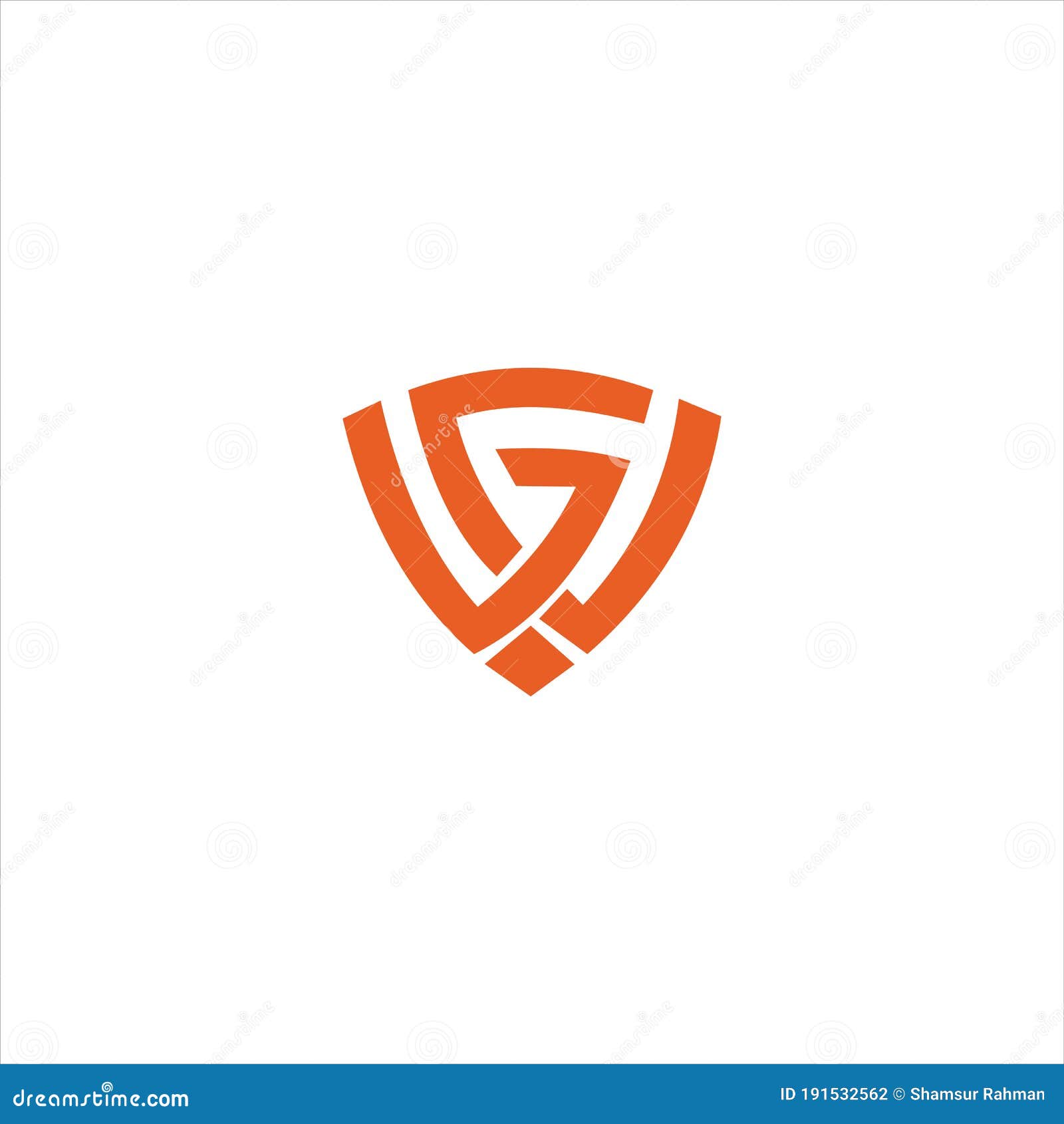 Letter Wg Gw Linked Logo Design Stock Vector (Royalty Free