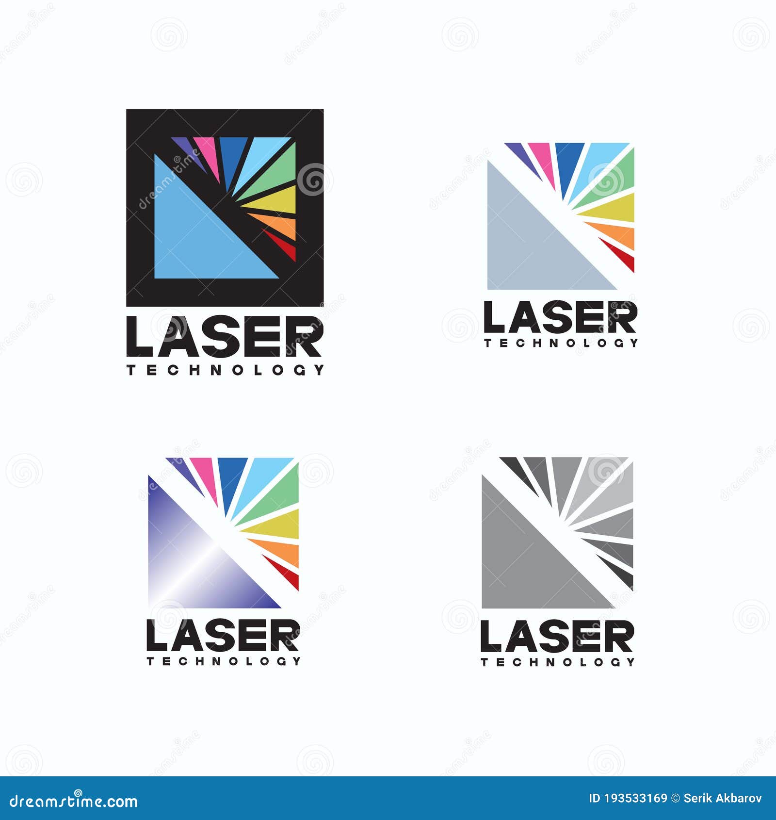 Optics and Laser Technology Stock Vector Illustration of computer