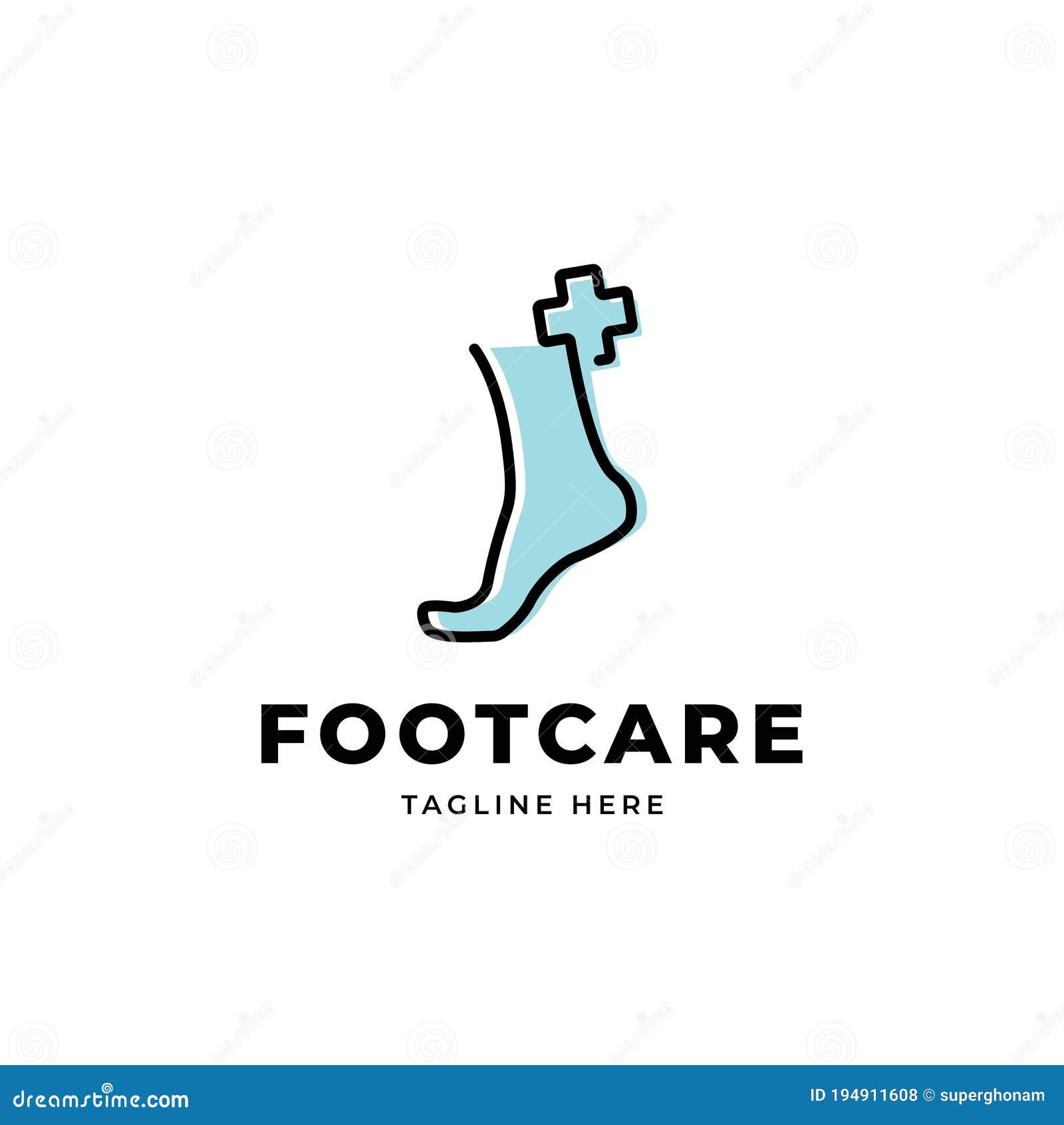 Foot Care Logo Design Vector Template Stock Vector - Illustration of ...