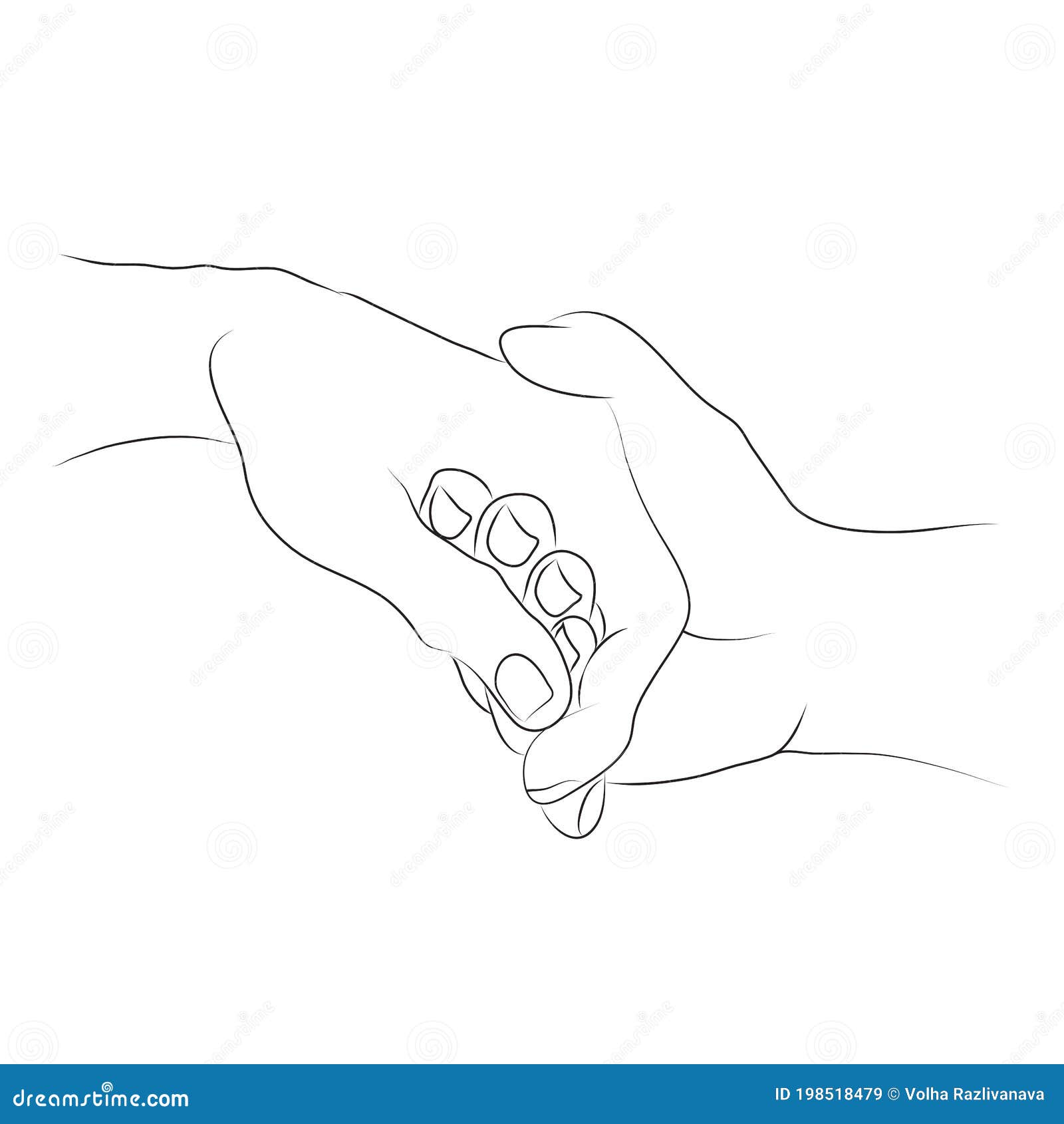 Continuous One Line Drawing of Couple Holding Hands. Concept of Romantic  and Act of Kindness. a Man Share Love with His Partner Stock Vector -  Illustration of sketch, male: 161080135