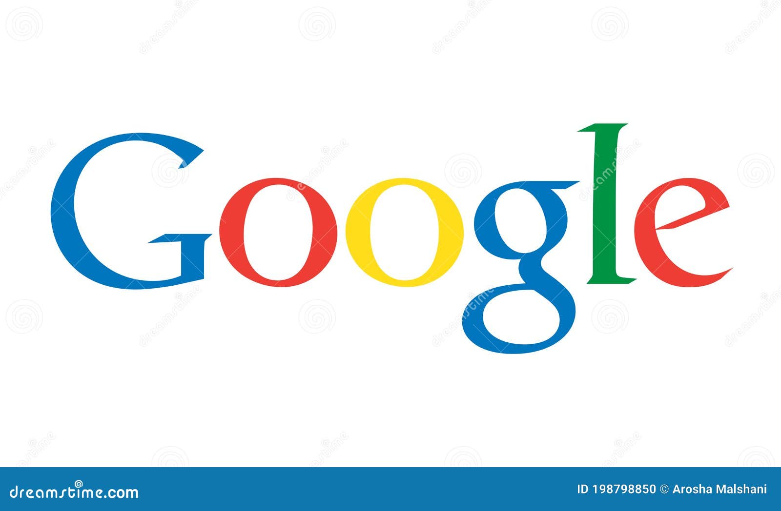 Google Logo Icon. Isolated on White Background. Editorial Image ...