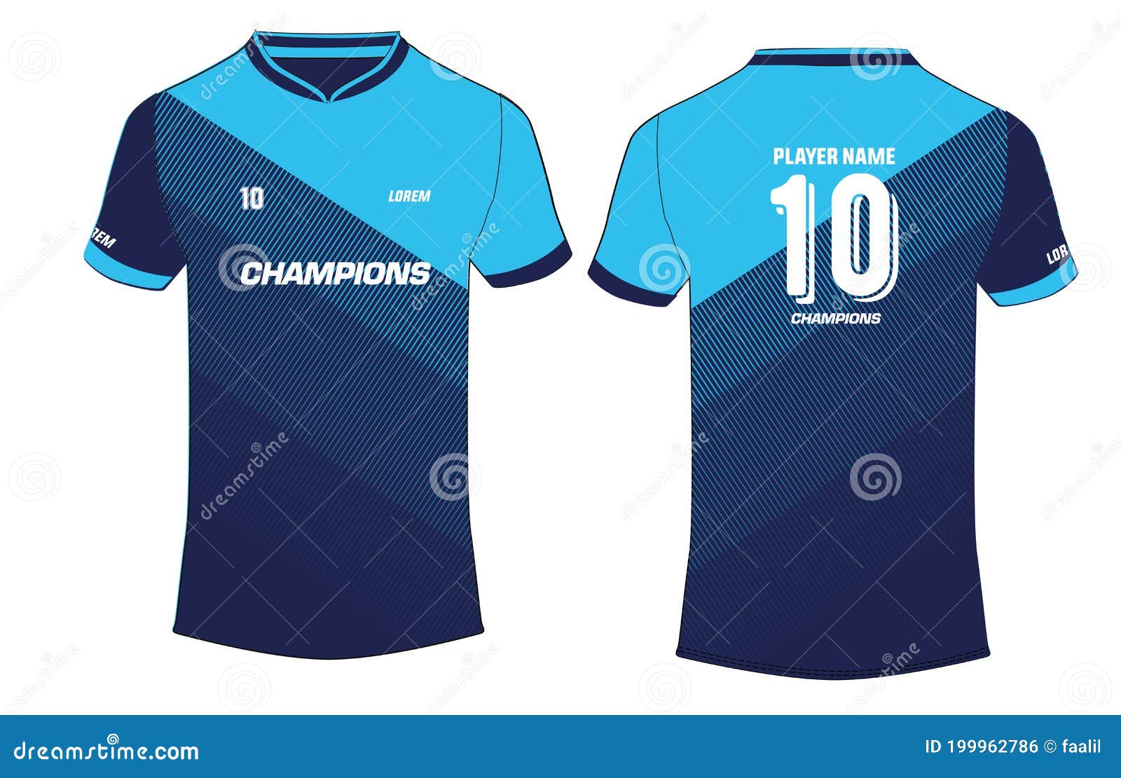 blue color cricket jersey