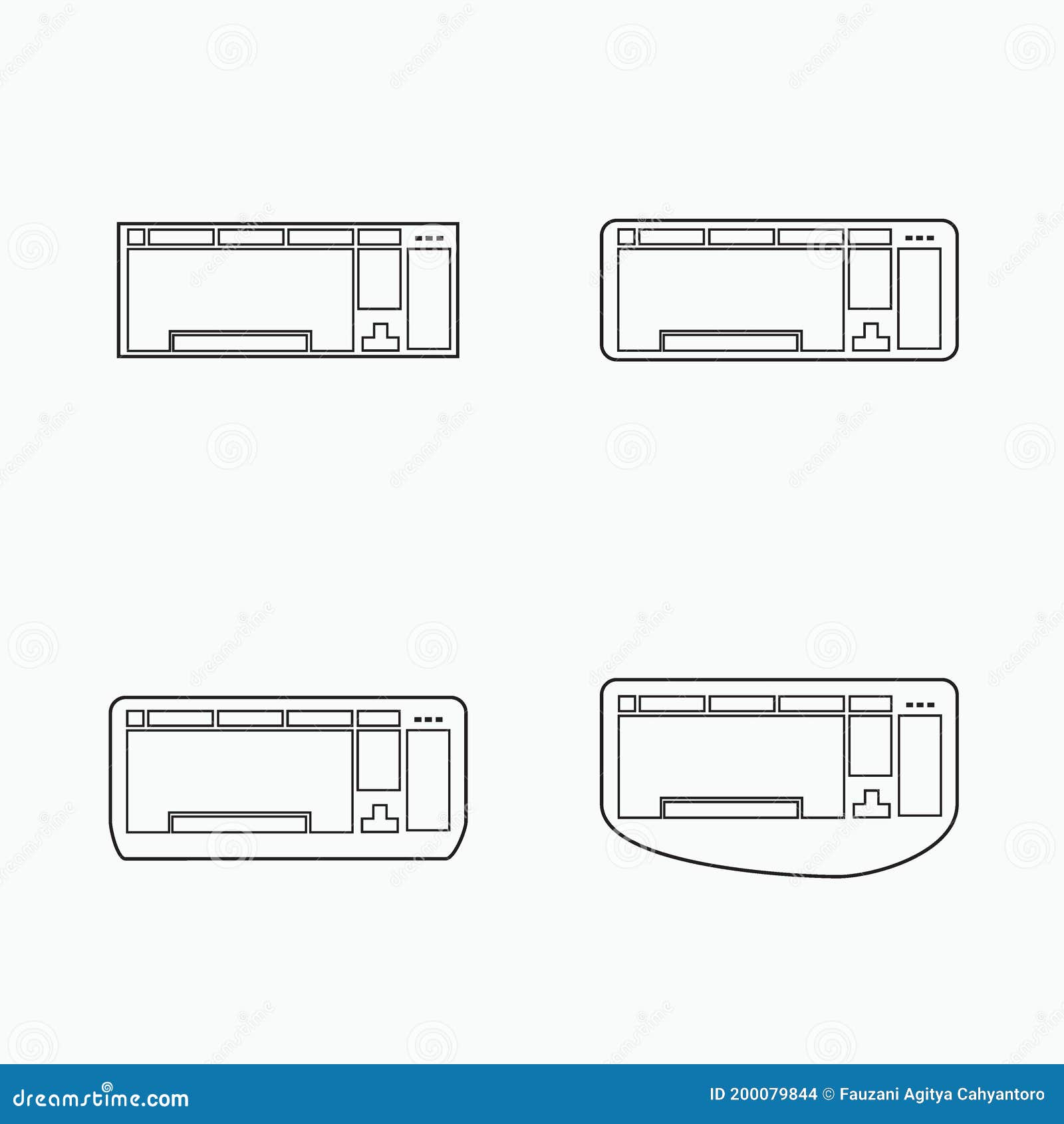 Computer USB Hub Peripheral Hardware Device Illustration