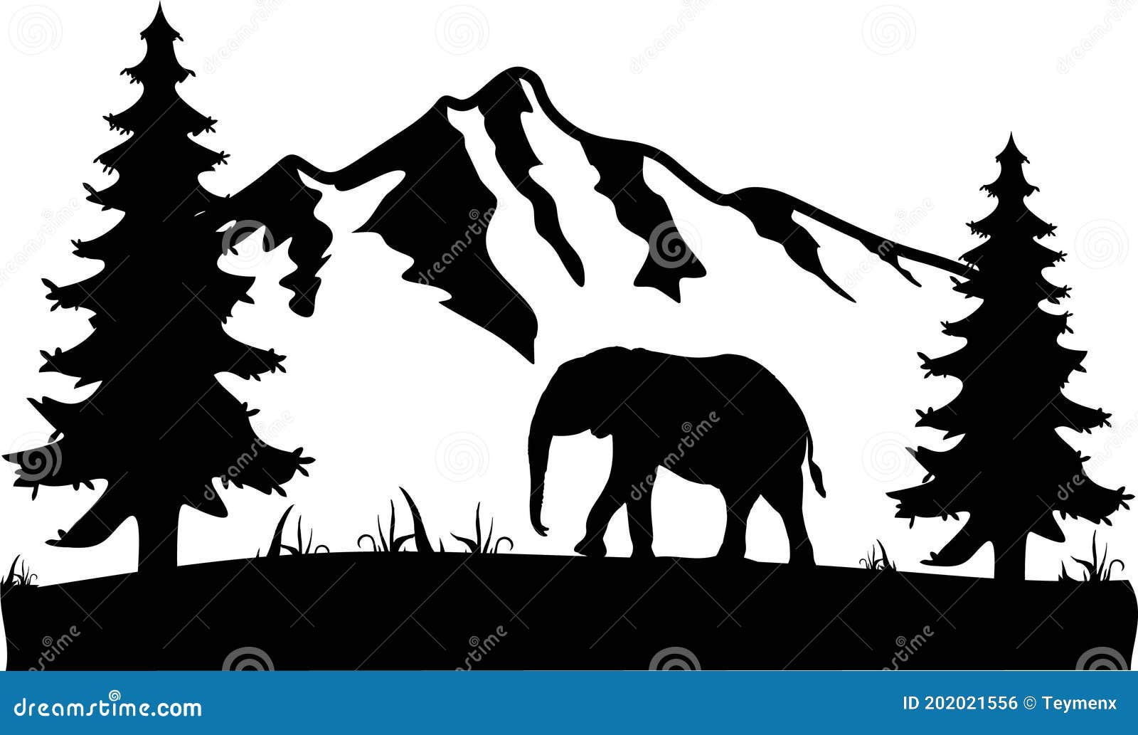 Elephant Habitat Stock Illustrations 354 Elephant Habitat Stock Illustrations, Vectors