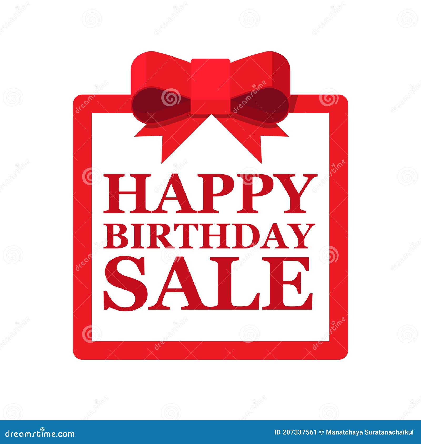Happy birthday sale banner stock vector. Illustration of badge 207337561