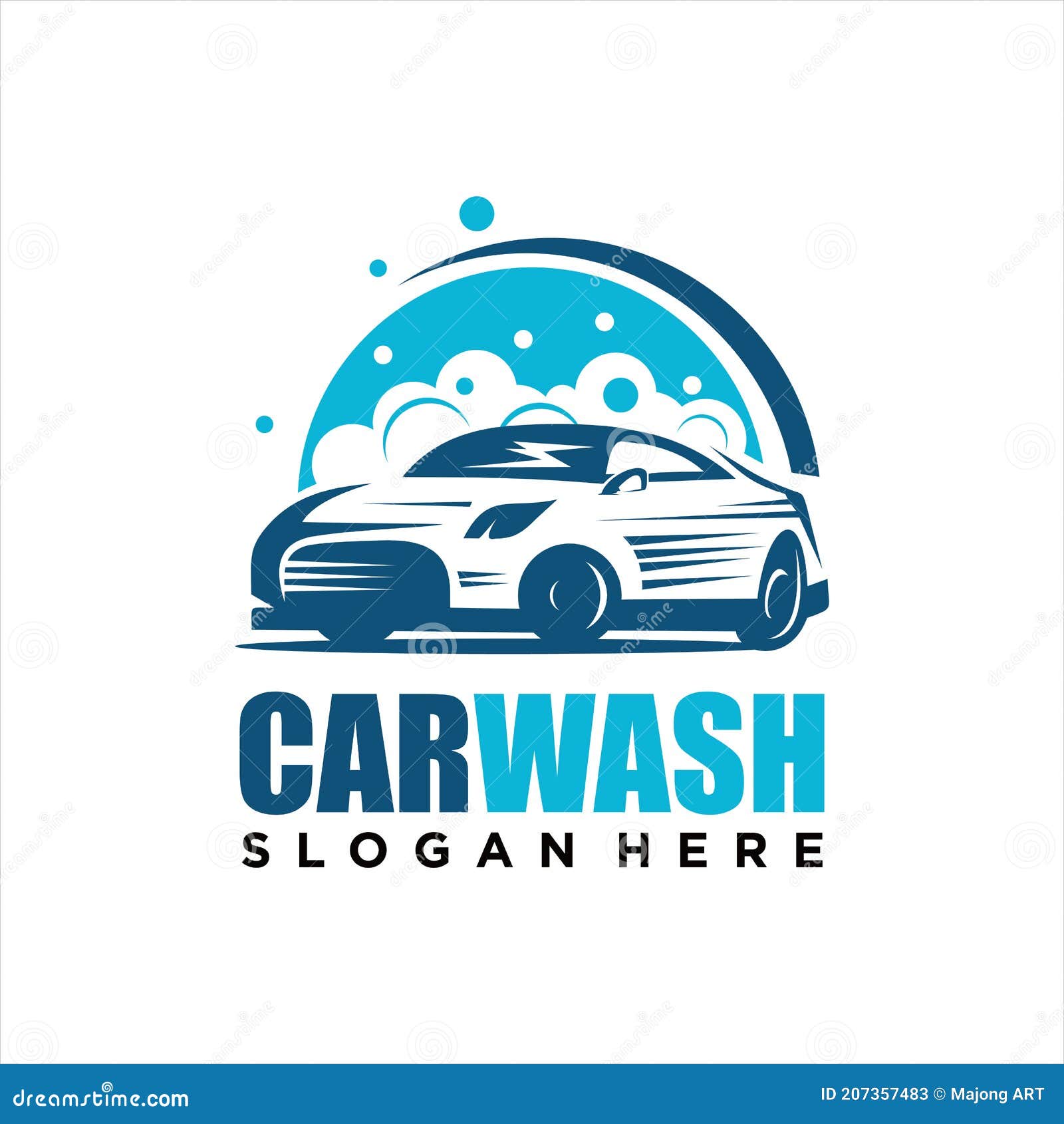 Car Wash Logo Design Vector Template, Car Wash Logo, Cleaning Car