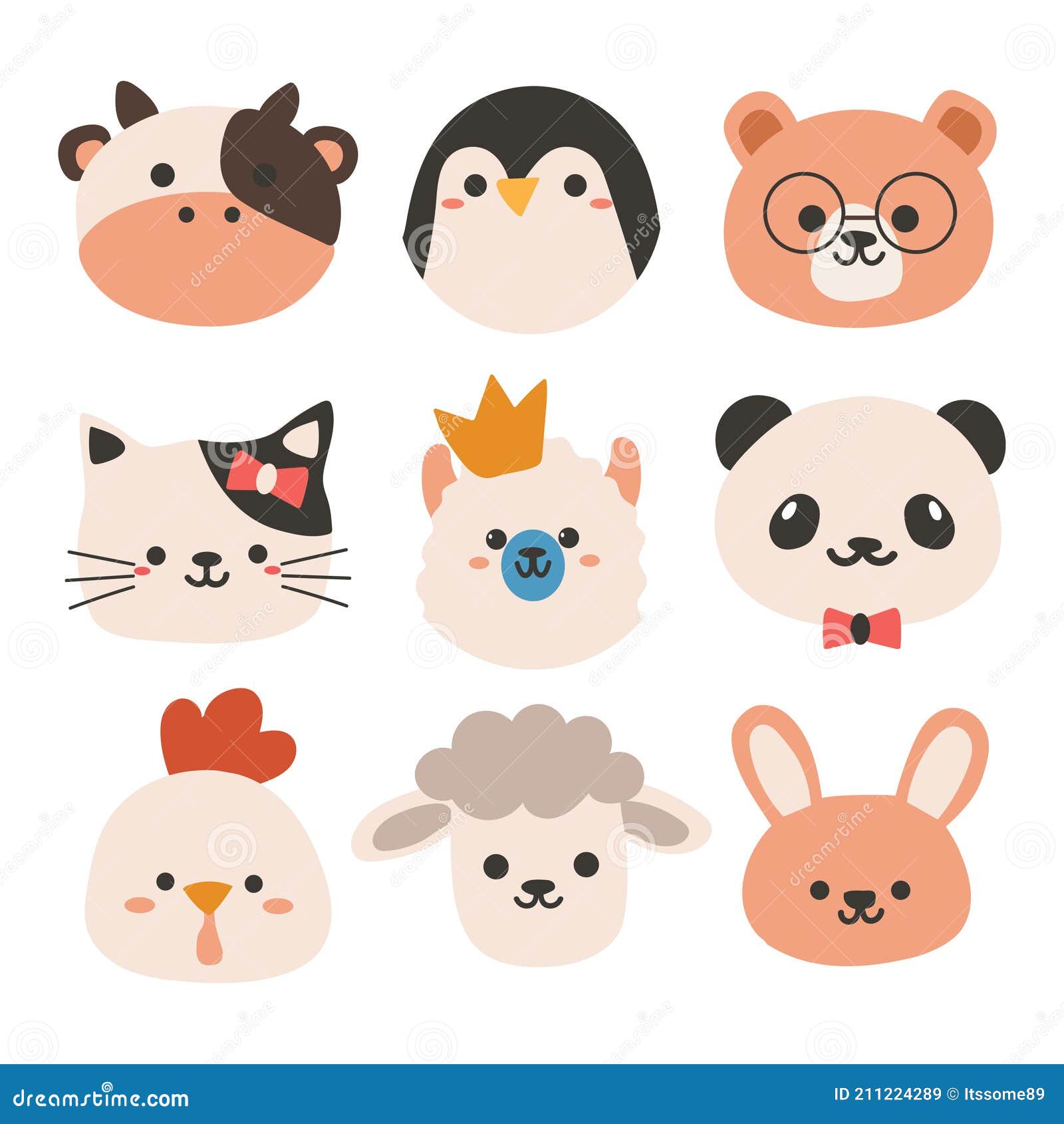 Set of Hand Drawn Vector Animals. Illustration for Sticker, Label, Tag, Gift Wrapping Paper, Design for Kids Stock Vector - Illustration of penguin, drawing: 211224289 Set of Hand Drawn Vector Animals. Illustration for Sticker, Label, Tag, Gift Wrapping Paper, Design for Kids Stock Vector - Illustration of penguin, drawing: 211224289
