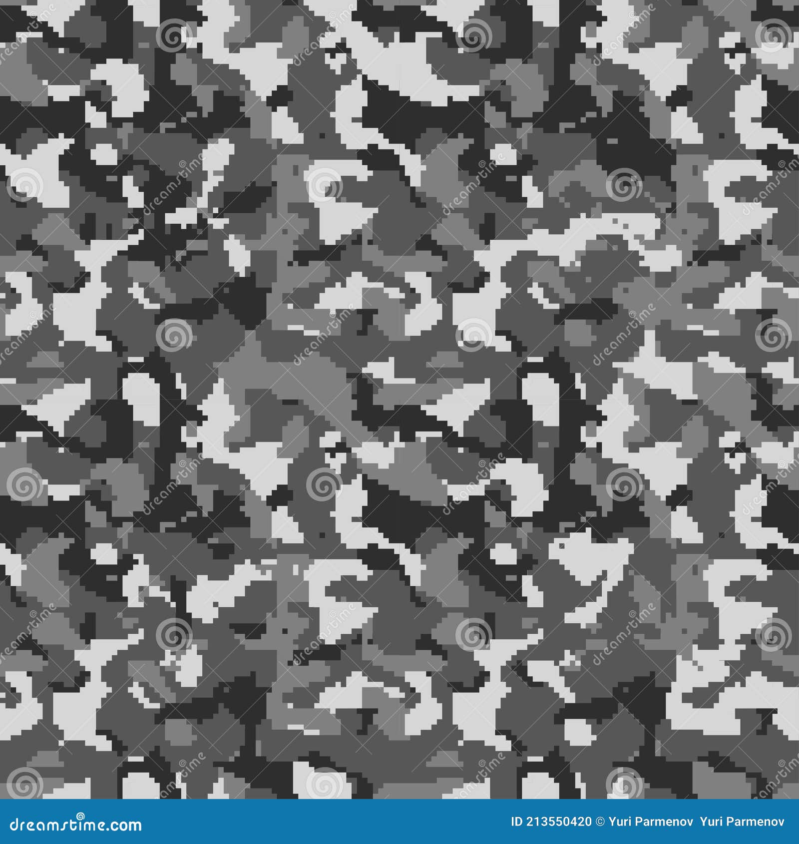 Digital Black Camouflage Seamless Pattern for Your Design. Vector Camo  Texture Stock Vector - Illustration of military, print: 213550420