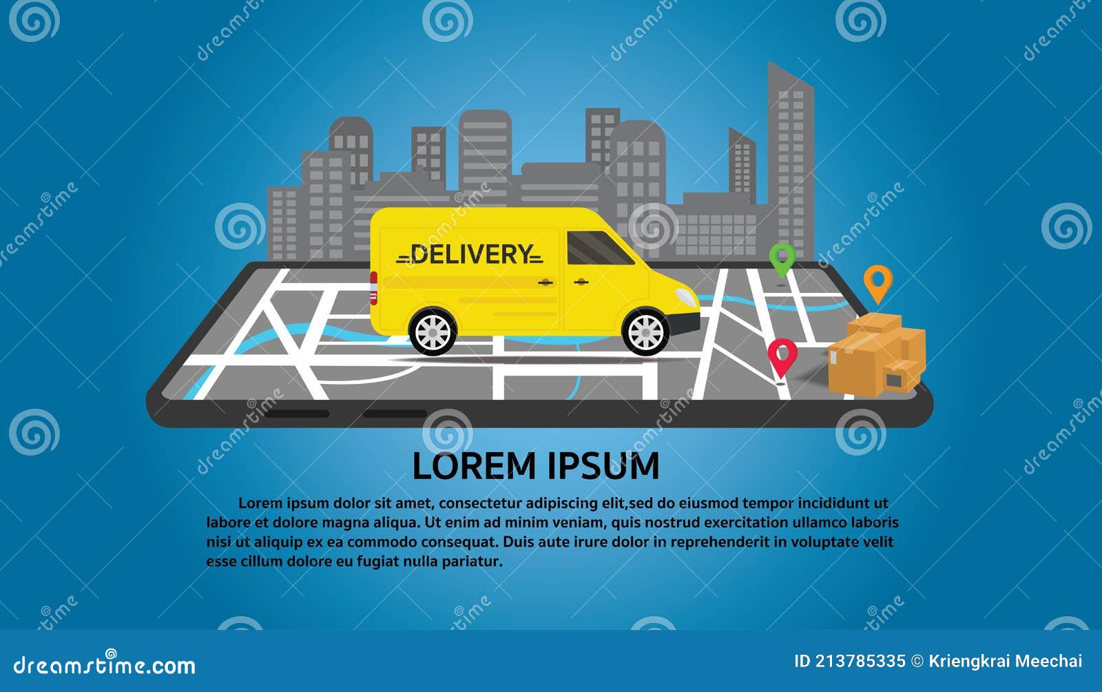 Print stock illustration. Illustration of express, carry 213785335