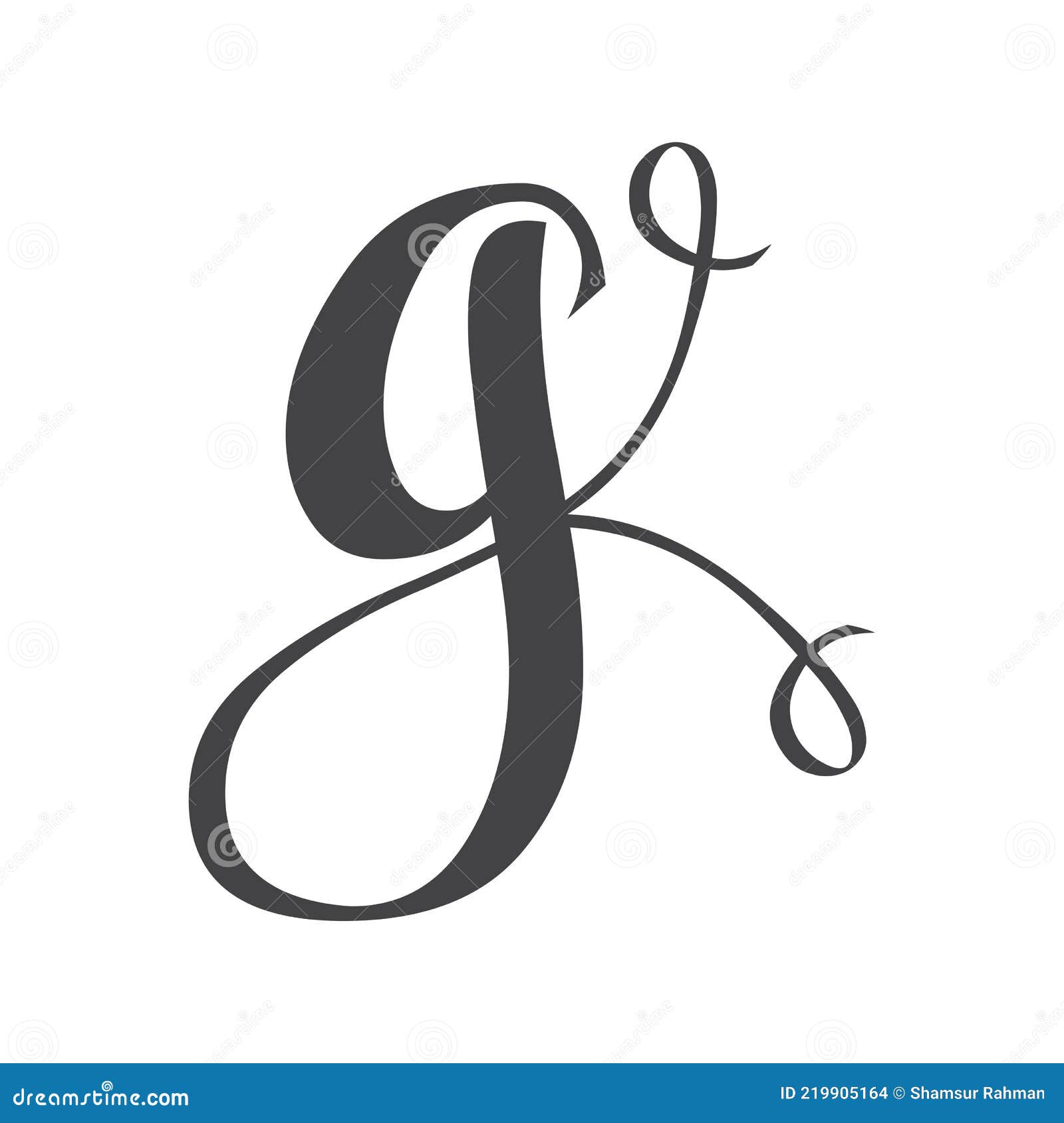 Decorative Vintage Initial Letters DK Monogram. Suitable For Tattoo Studio,  Salon, Boutique, Hotel, College, Retro, Interlock Style Royalty Free SVG,  Cliparts, Vectors, and Stock Illustration. Image 190569973.