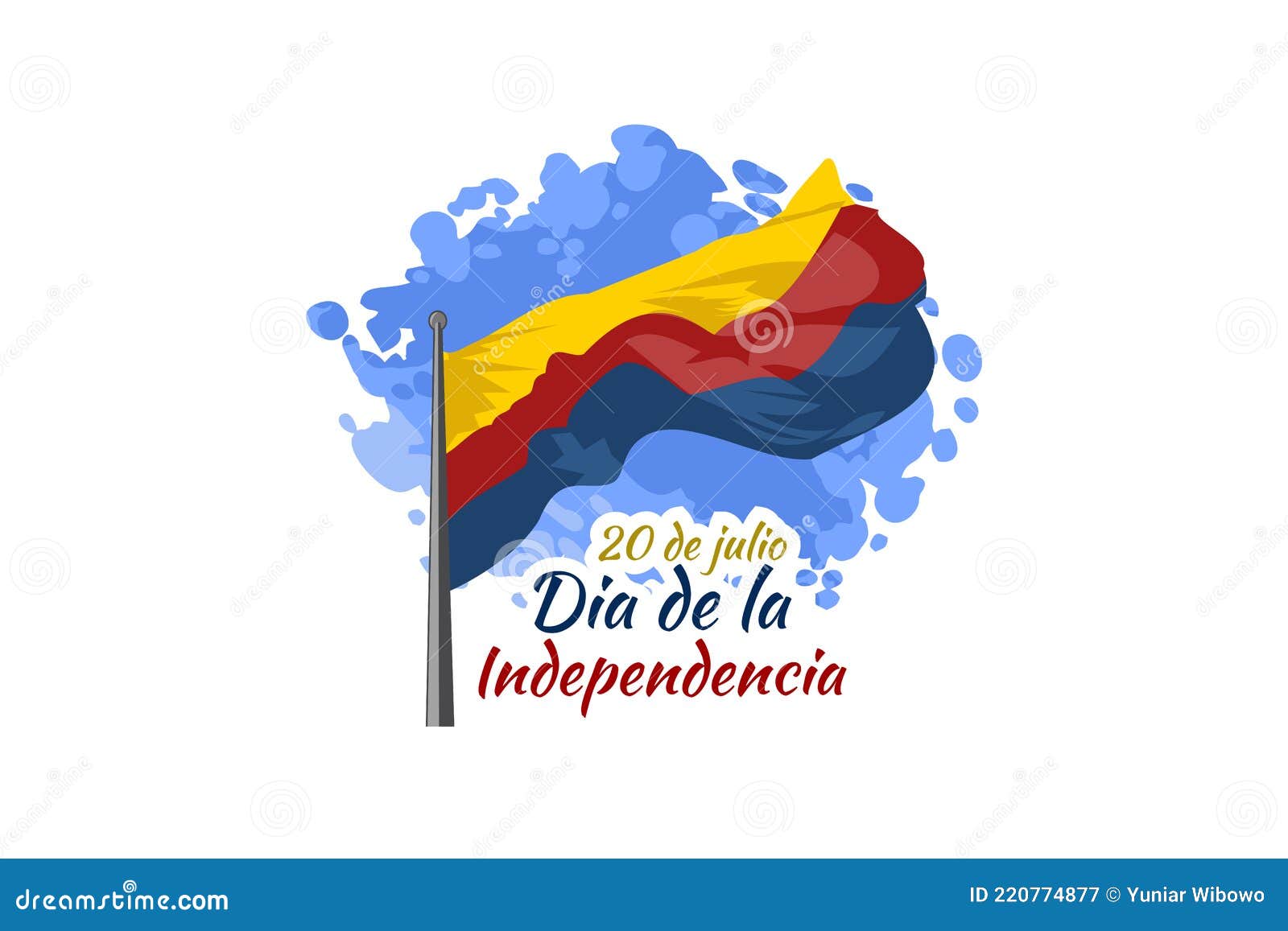 Translate: July 20, Independence Day Dia De La Independencia of ...