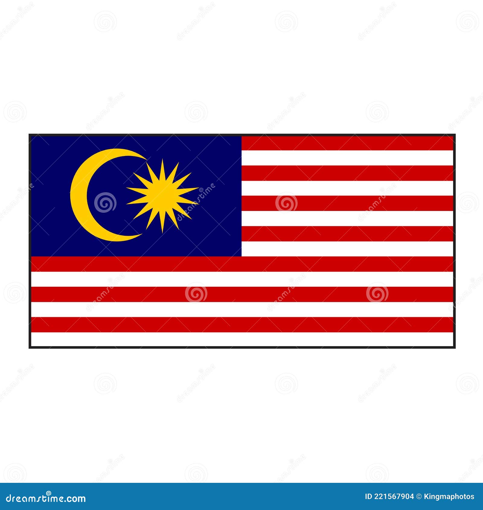 How many stripes on malaysian flag