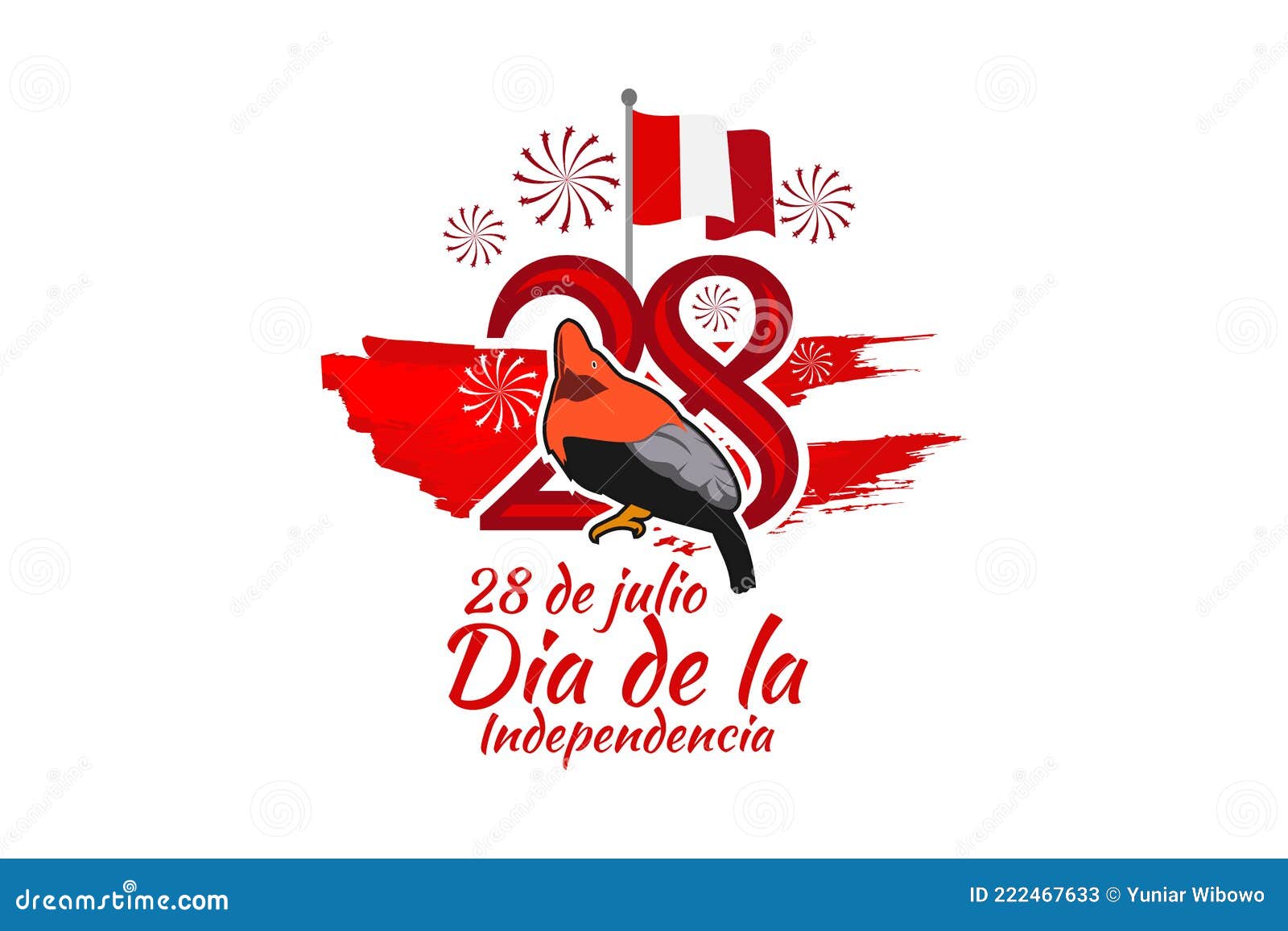 translate: july 28, independence day dia de la independencia of peru