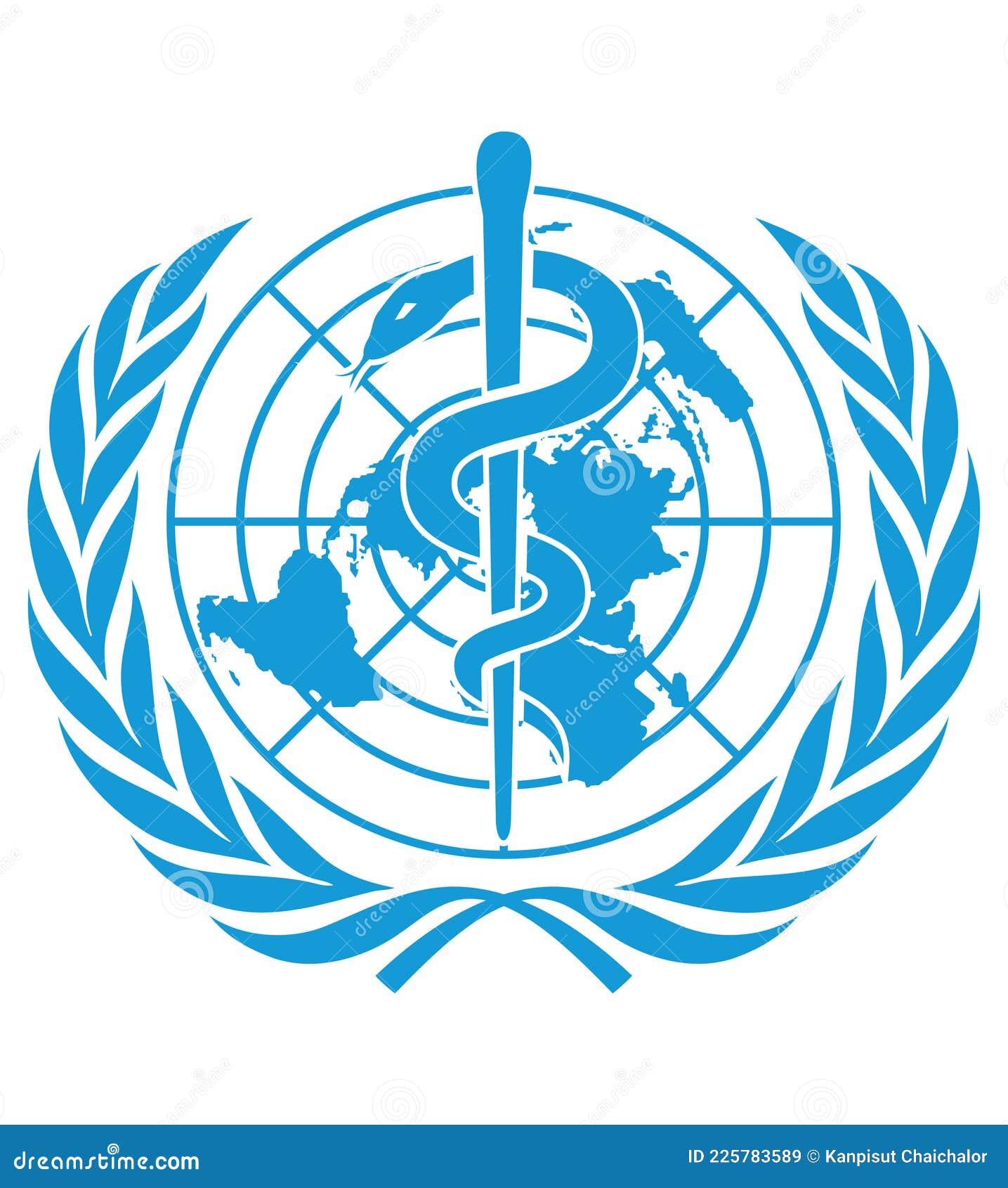World Health Organization Flag. WHO Logo or Symbol Editorial Stock Image Illustration of logo