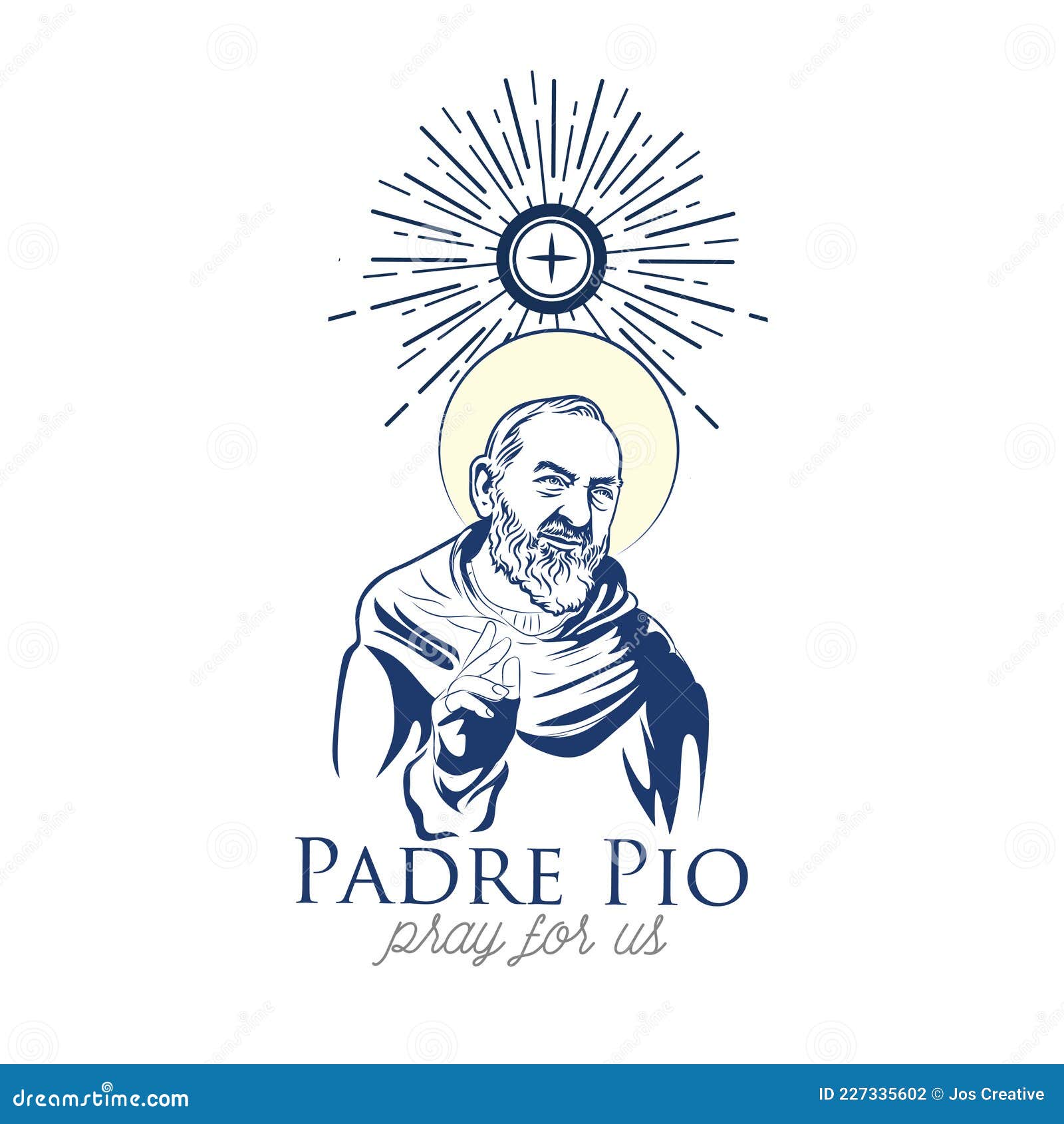 saint padre pio  saint pio of pietrelcina logo pio 