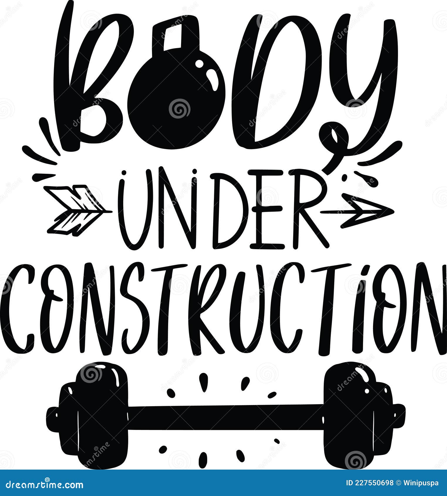Body Under Construction stock vector. Illustration of body 227550698