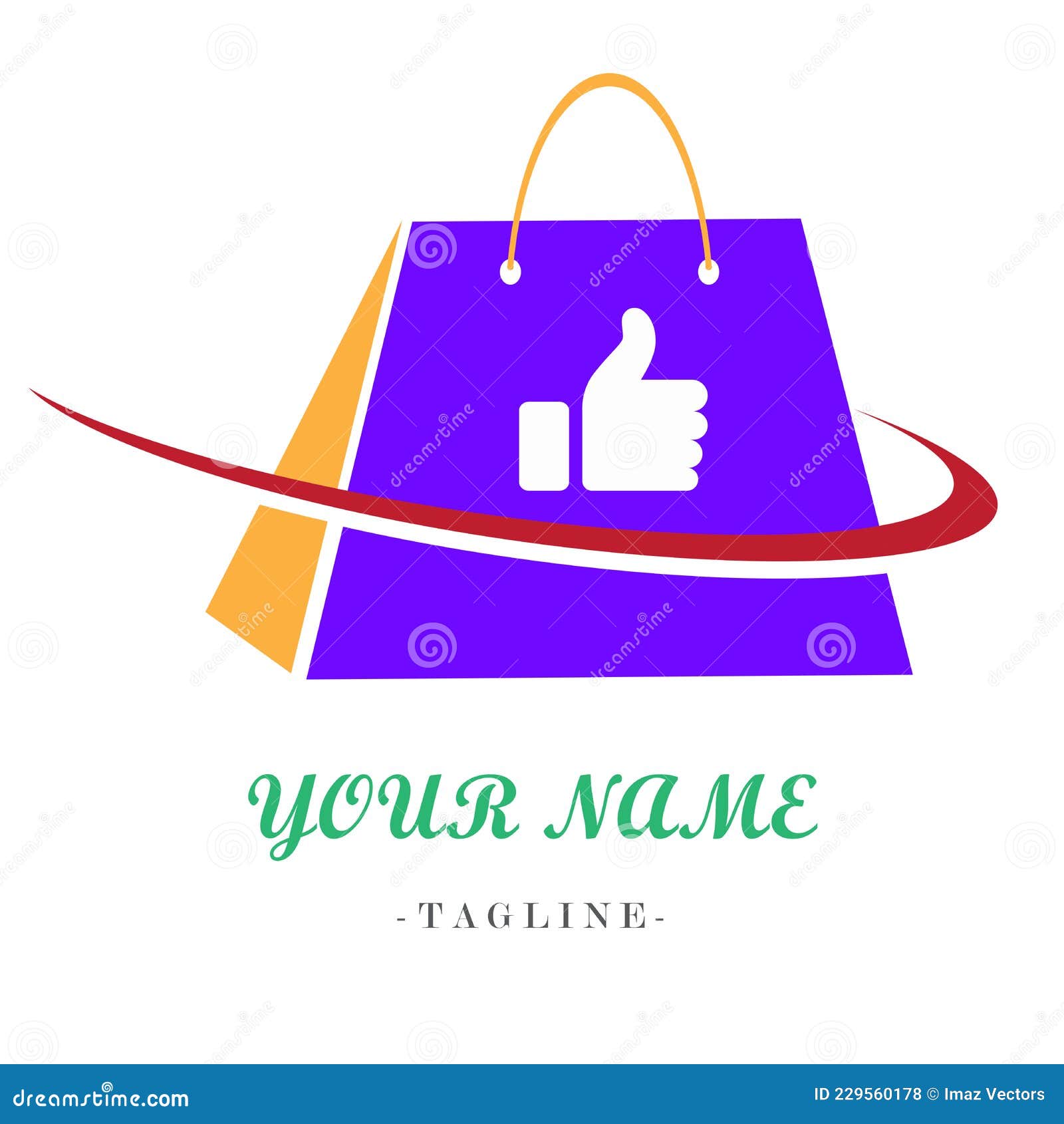 natural shopping bag logo design 4986796 Vector Art at Vecteezy