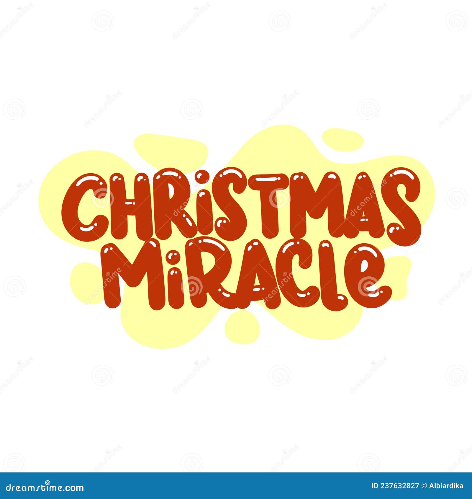 Christmas Miracle Quote Text Typography Design Graphic Vector Stock