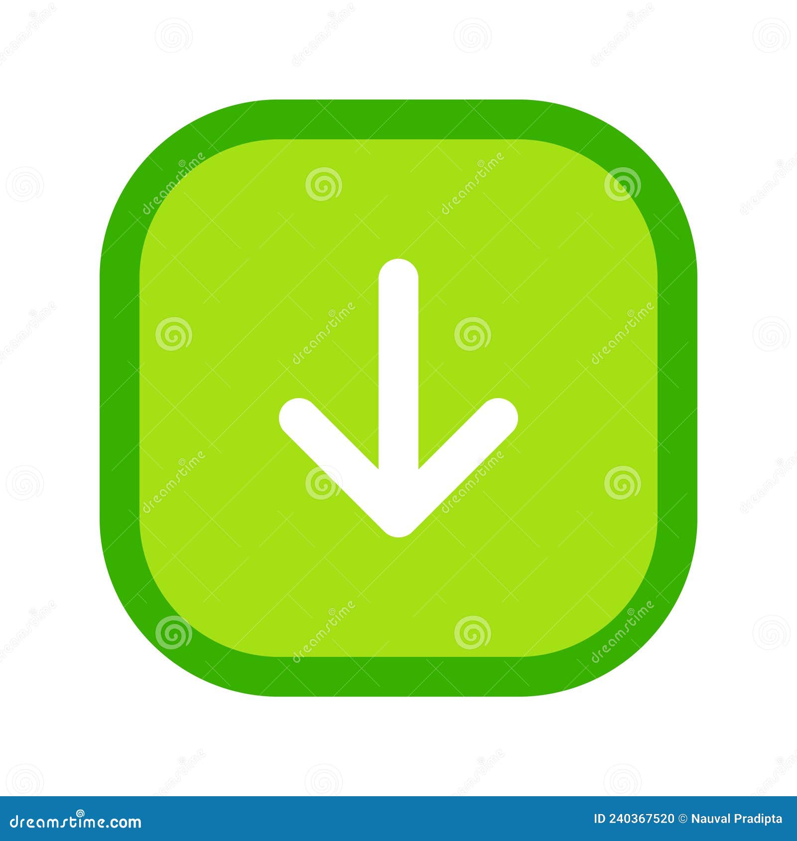 Down Arrow 5 Filled Line Style Icon Stock Vector - Illustration of ...
