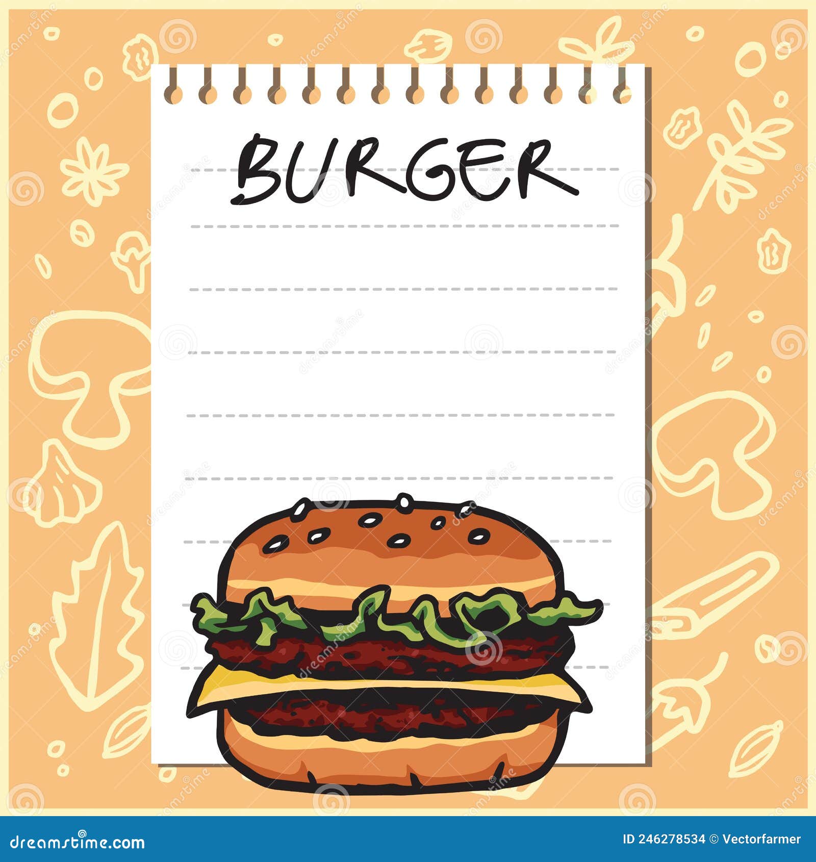 Premium Vector  Tasty hamburger or cheeseburger fast food sticker