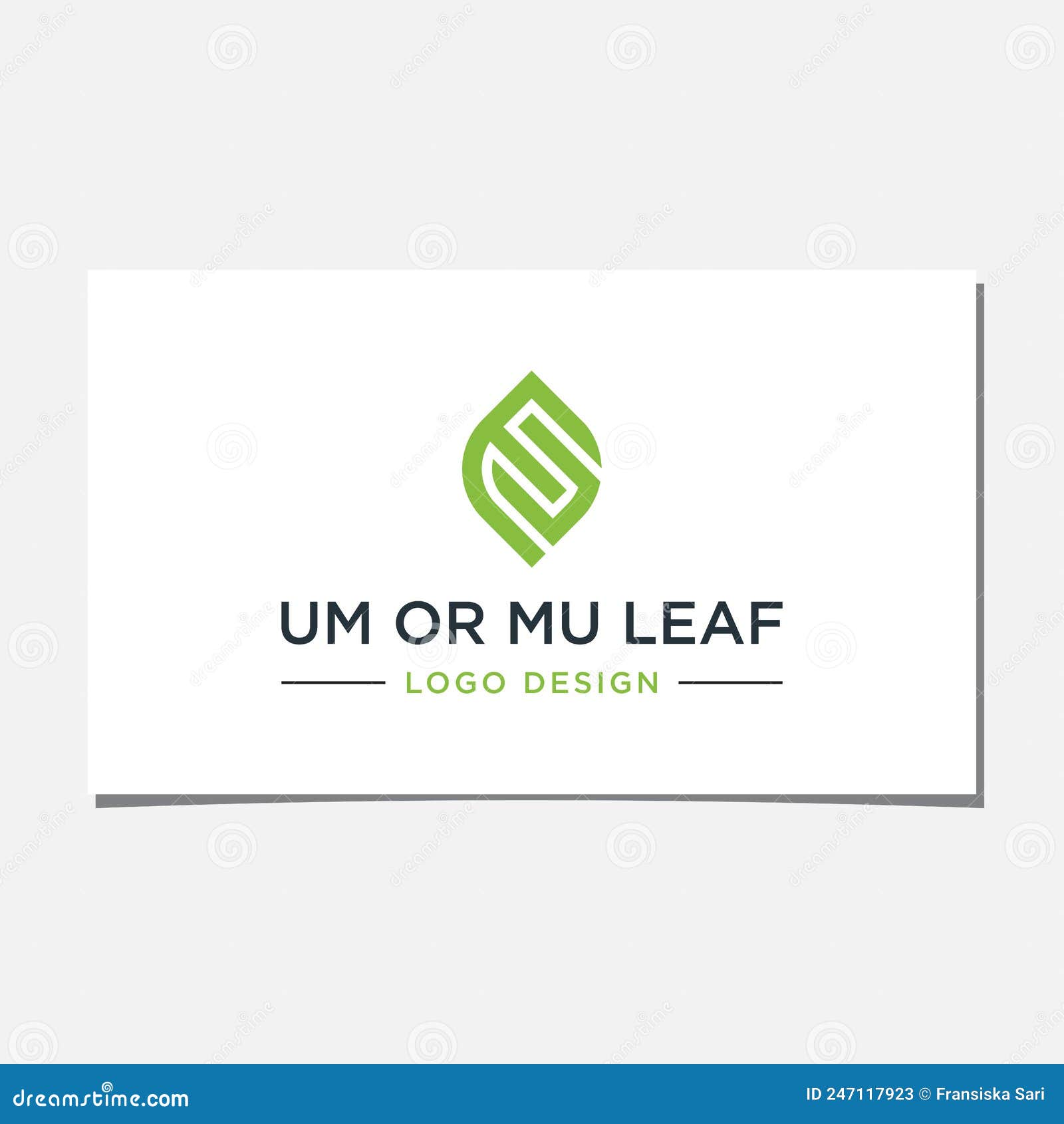 um or mu leaf logo