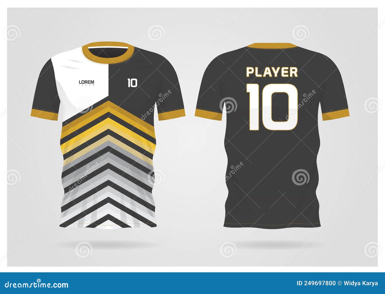 Football Jersey Sport Design Template Stock Vector Illustration of sports, club 249697800