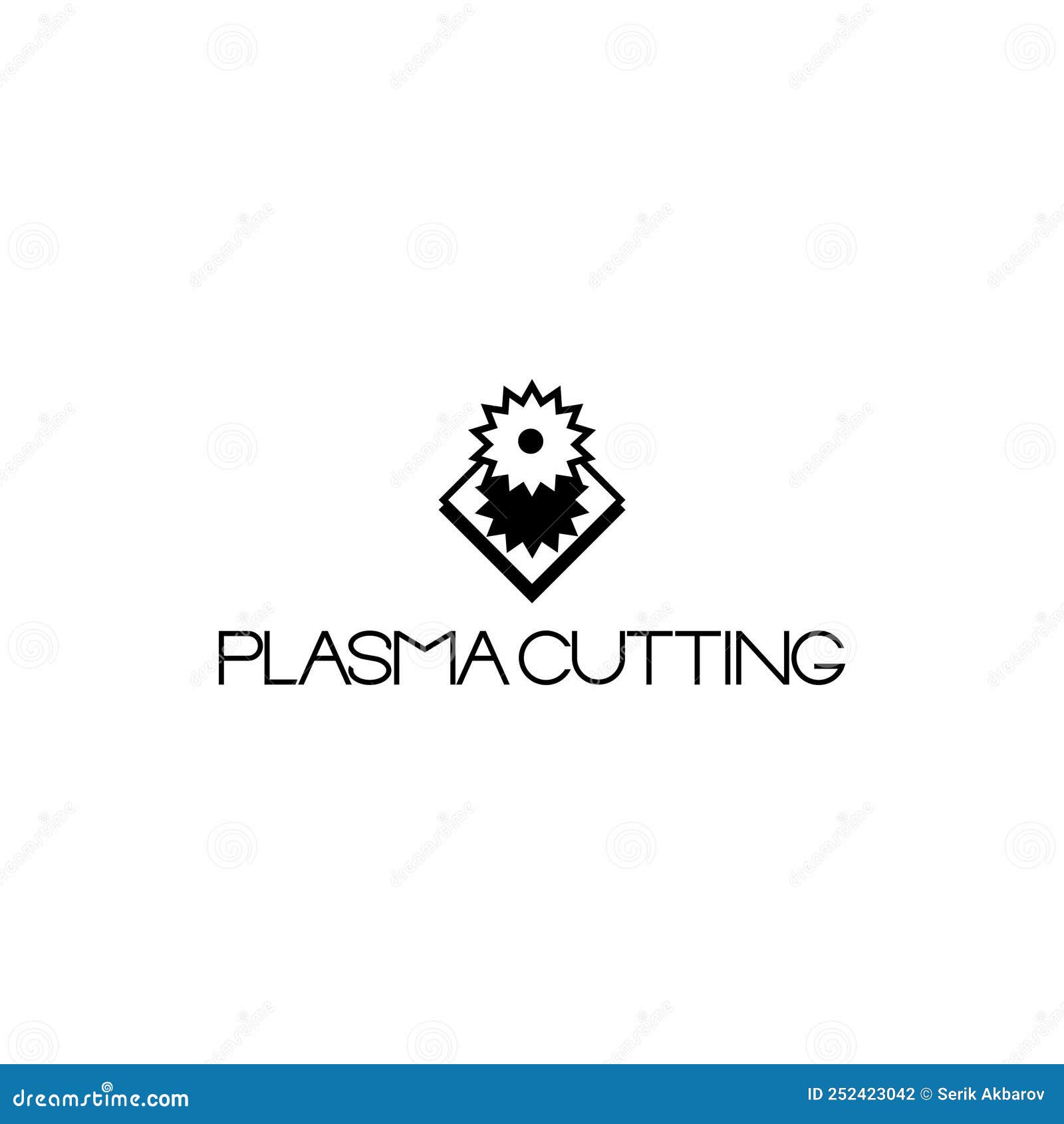 Illustration Consisting of Gears Cut Using Plasma Cutting Stock Vector
