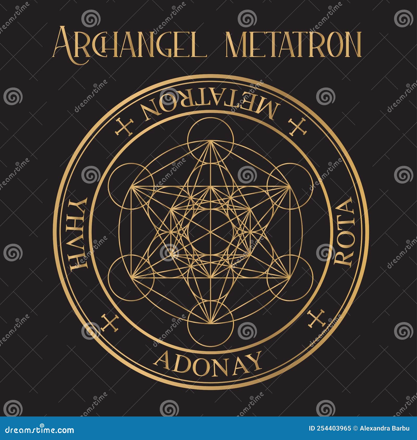 Archangel Metatron Seal Enoch Chancellor Of Heaven Angel Of The emerita-salinas