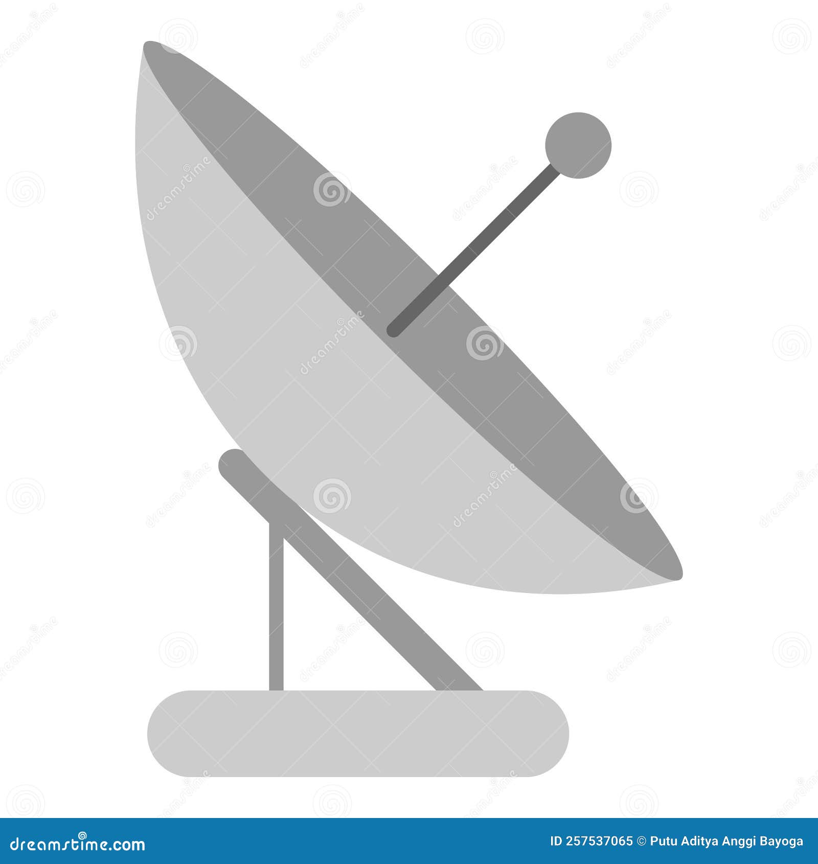 Cartoon radar antenna stock vector. Illustration of simple 257537065