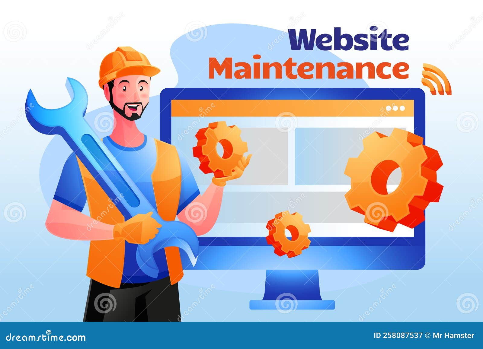 Website Maintenance. Maintenance update