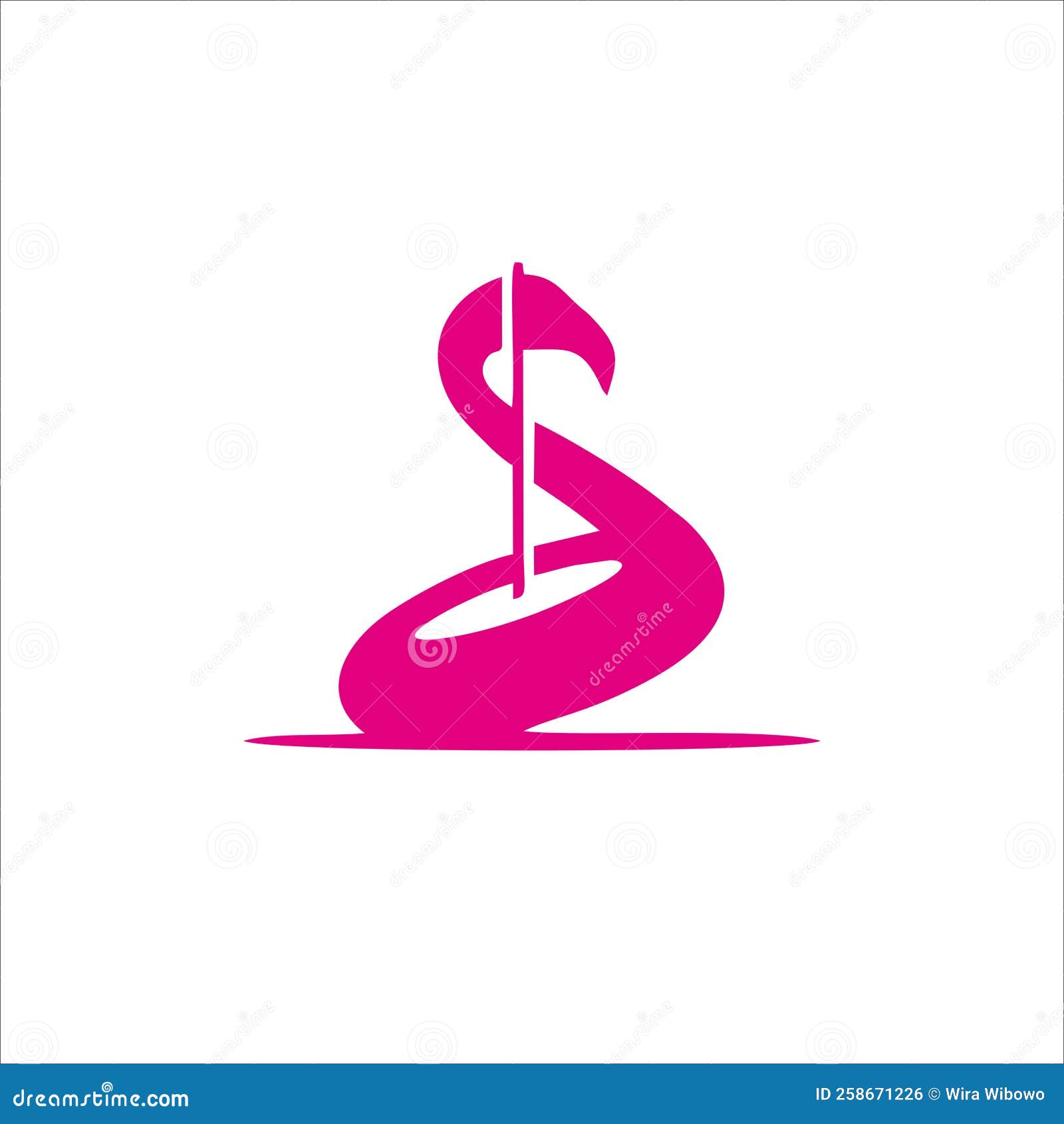 Print golf flamingo design stock vector. Illustration of flamingo