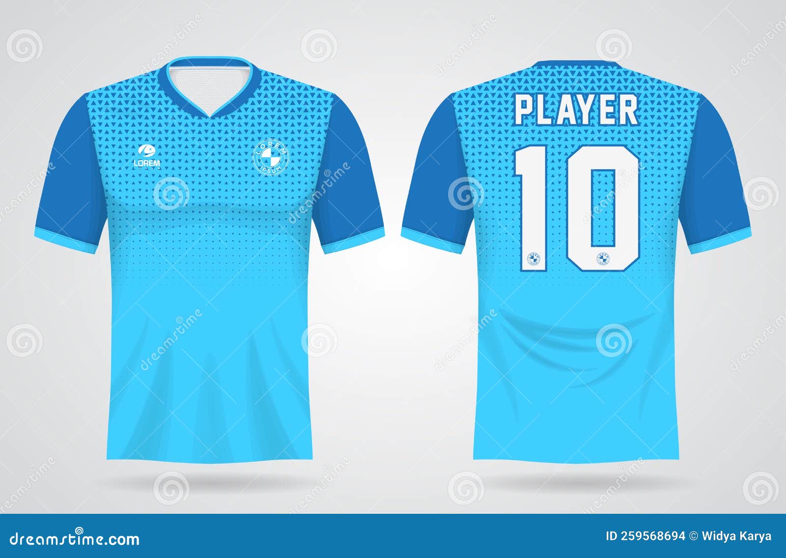 Football Jersey Sport Design Template Stock Vector Illustration of