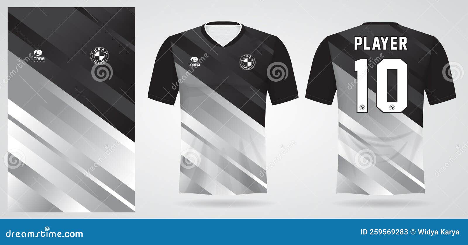 Football Jersey Sport Design Template Stock Vector Illustration of