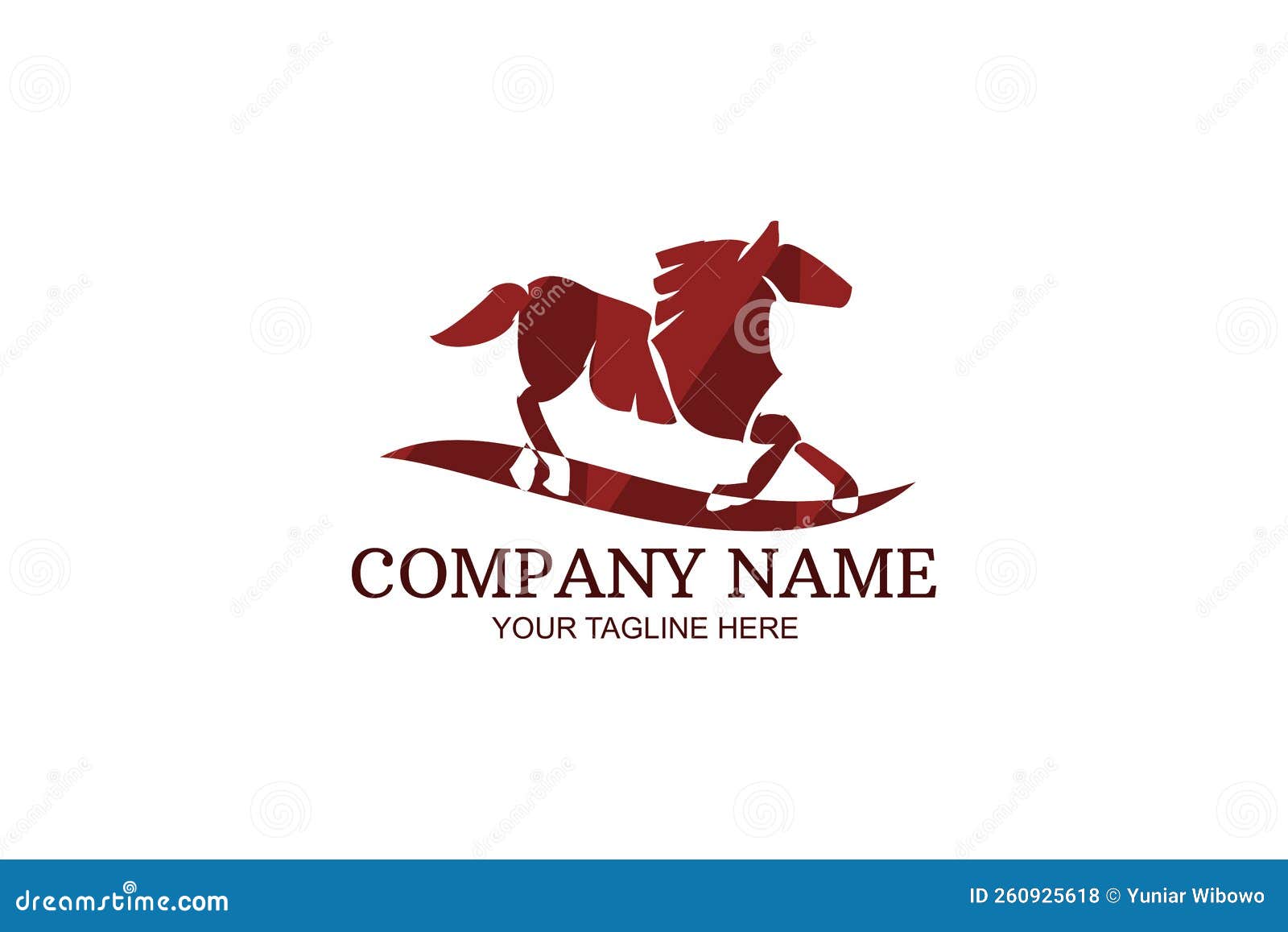 Horse Company Logo Vector Illustration. Suitable for Business Company