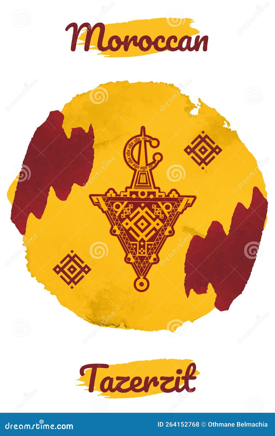 Arabic Jewelry Amazigh Tuareg, Tazerzit Symbol, Moroccan Tradition