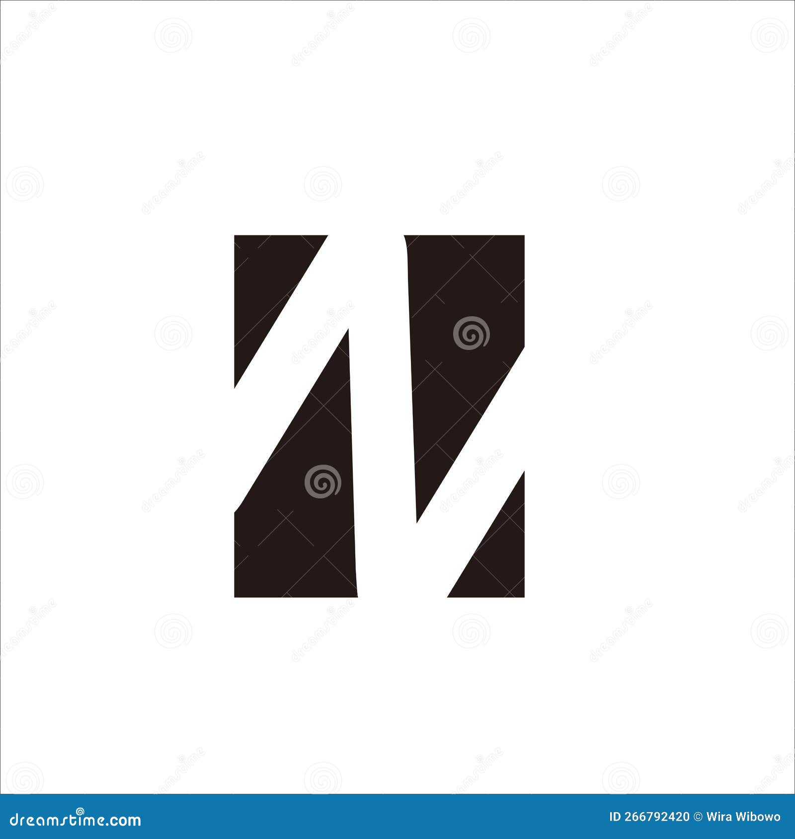 Print NZ Letter Logo Design for Your Brand, Name and Identity Stock