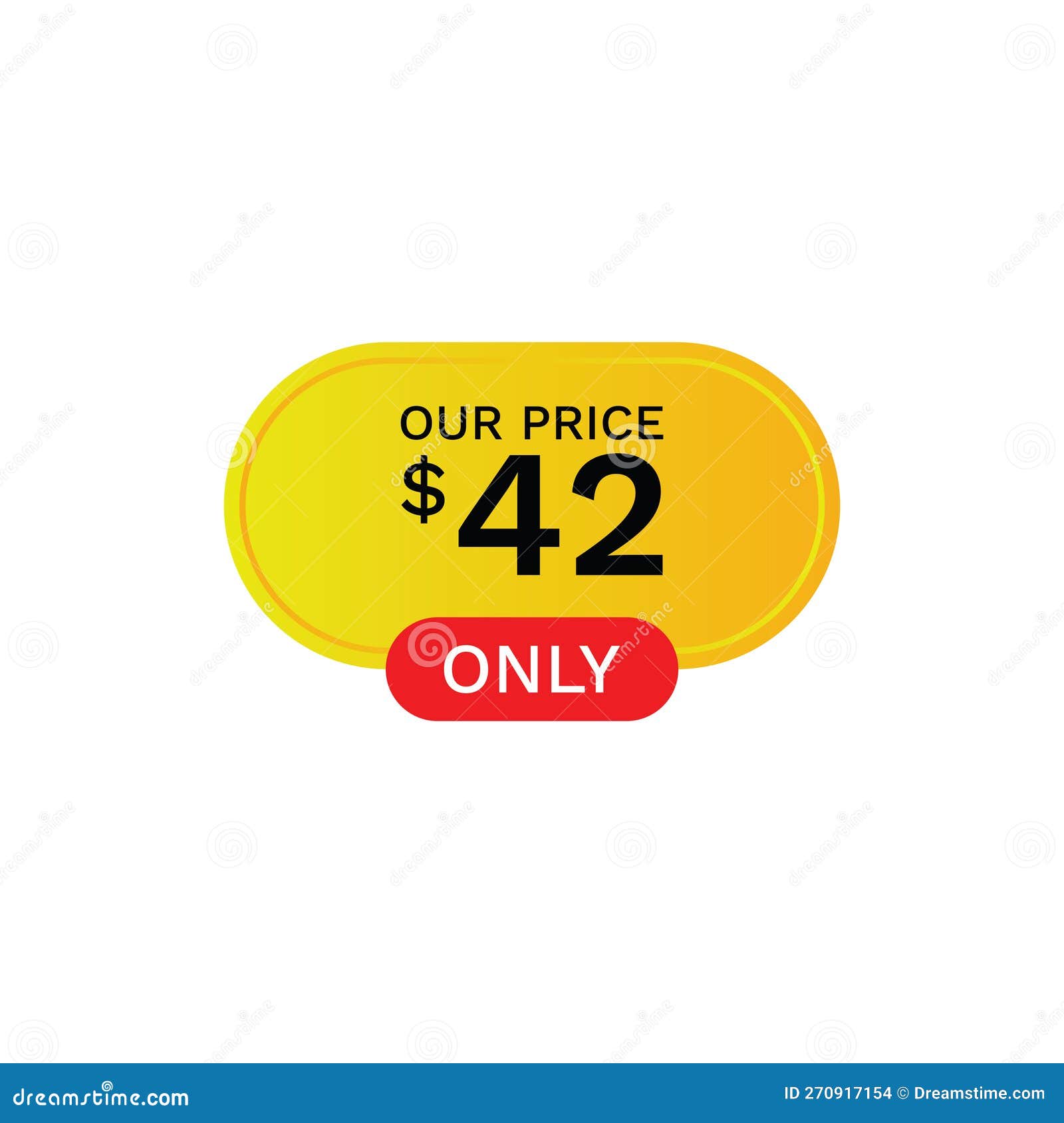 Our Price 42 Dollar Only Label Price Tag Price Label Discount our-price-42-dollar-only-label-price-tag-price-label-discount