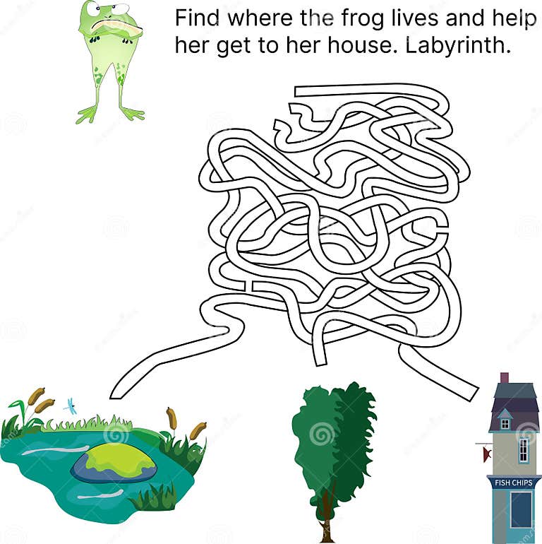 16 frog_puzzle.eps stock illustration. Illustration of artwork 273799185